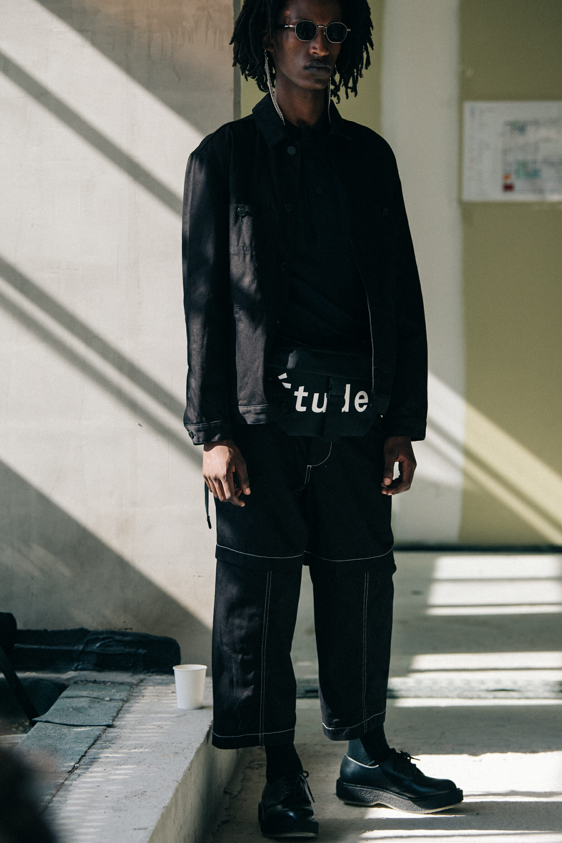 Eden backstage at Etudes