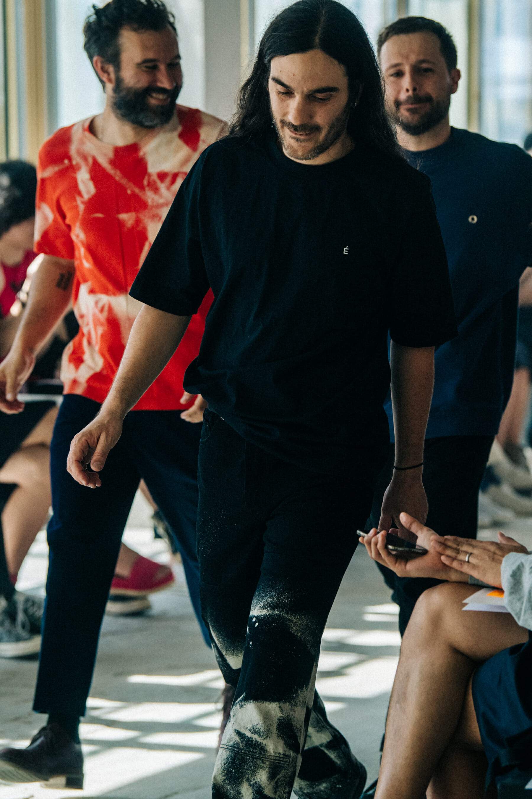 Aurelien Arbet backstage at Etudes