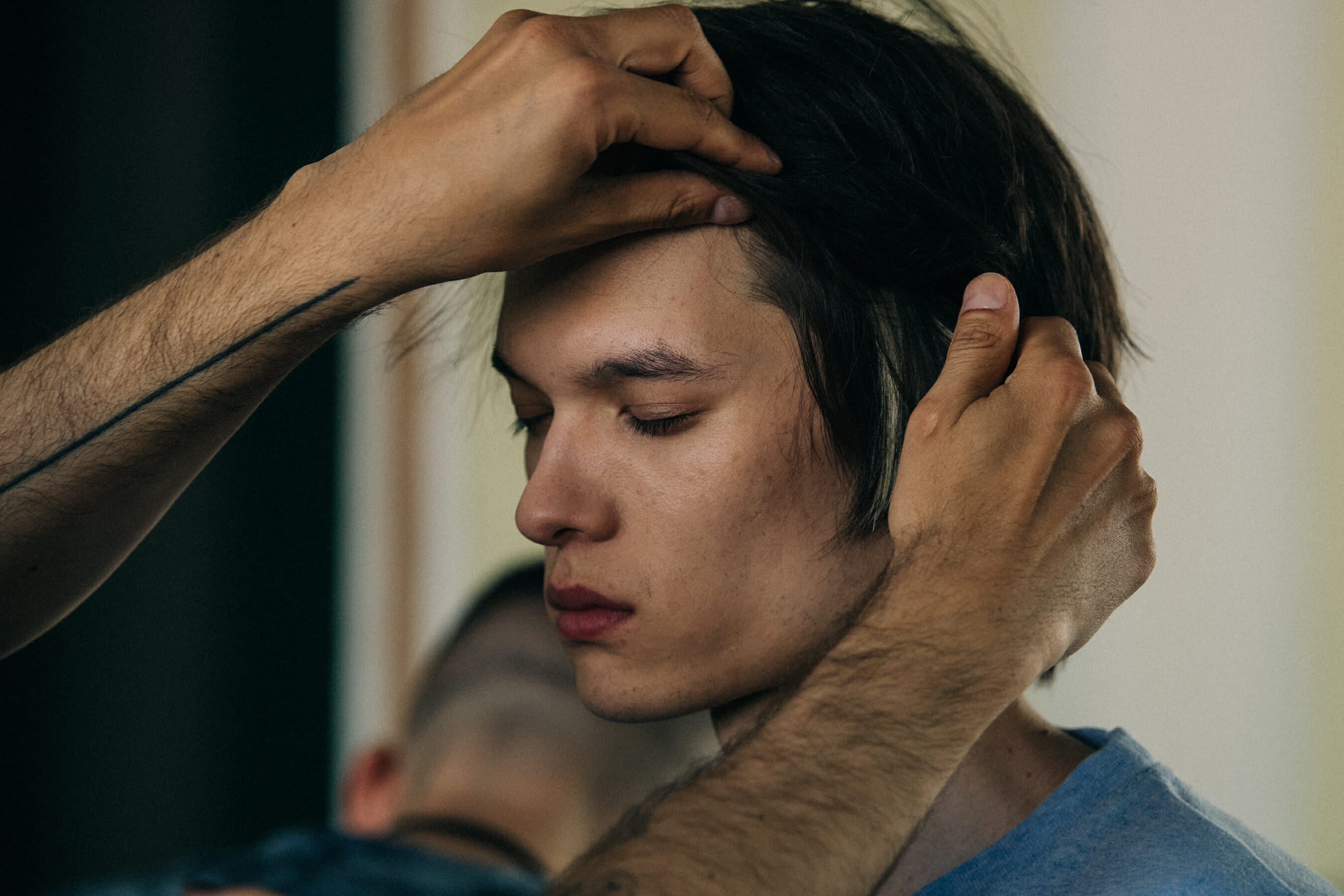 Model in hair and makeup at Etudes