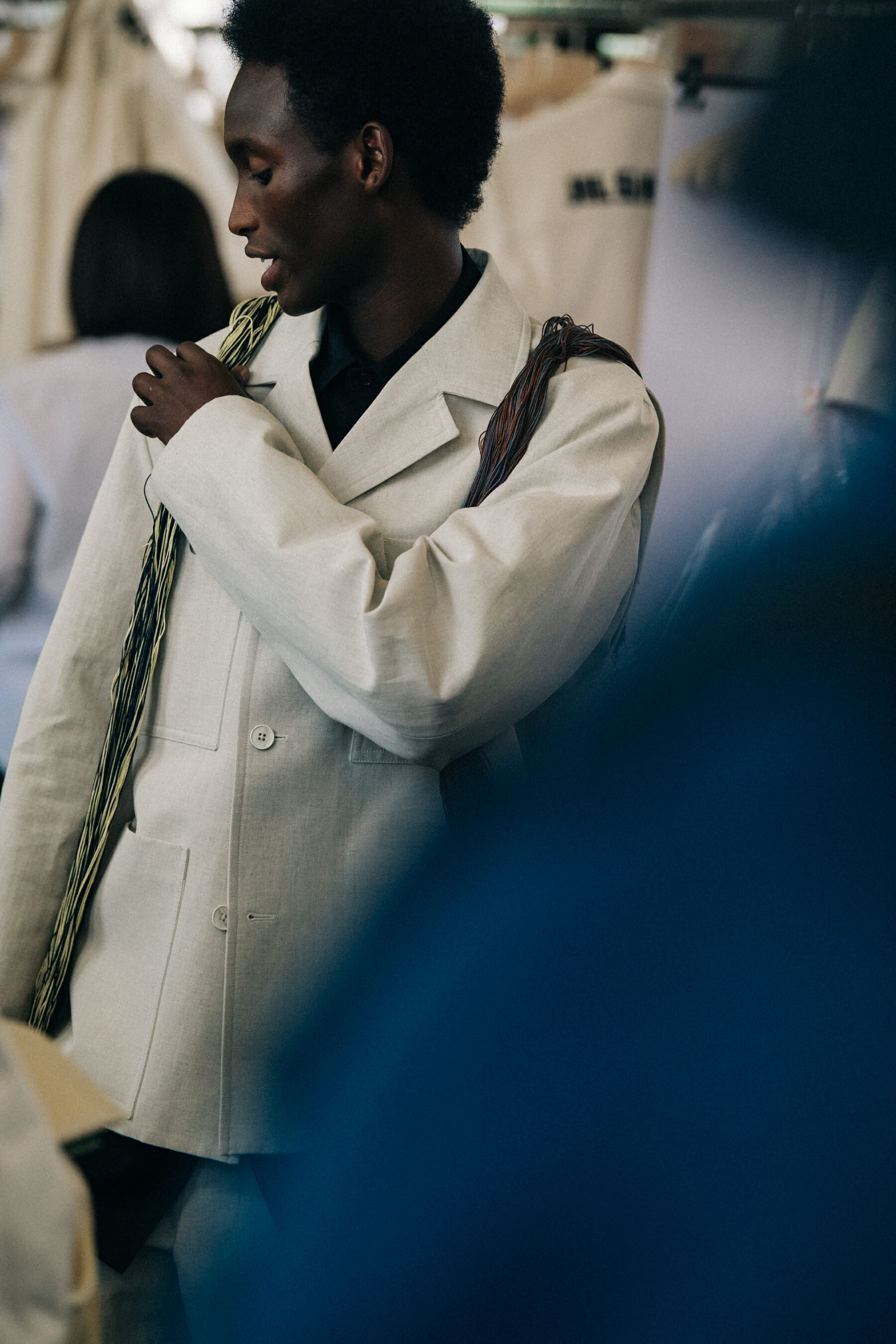 Models wearing Jil Sander outfits