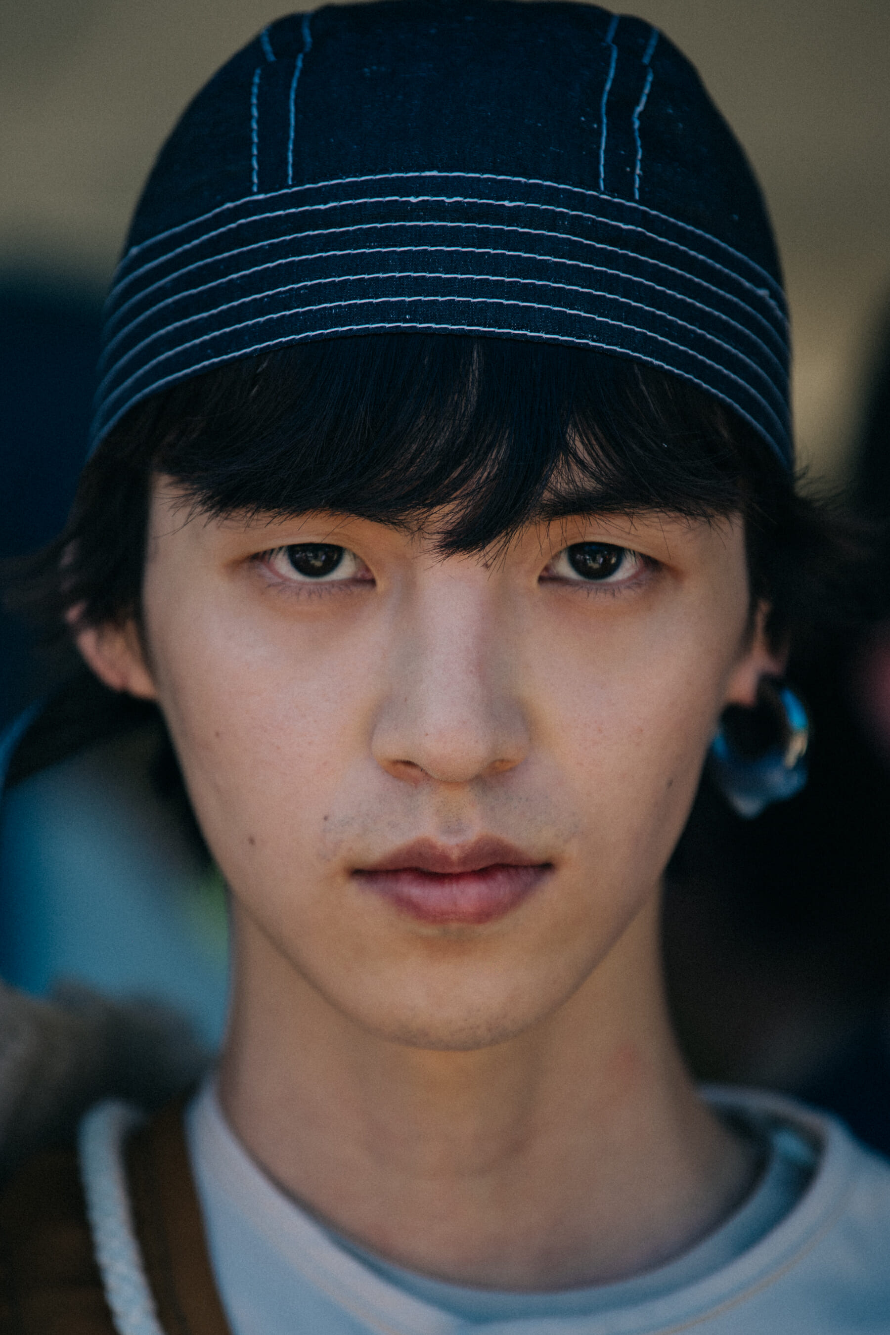 Na Jae Young backstage at Sunnei