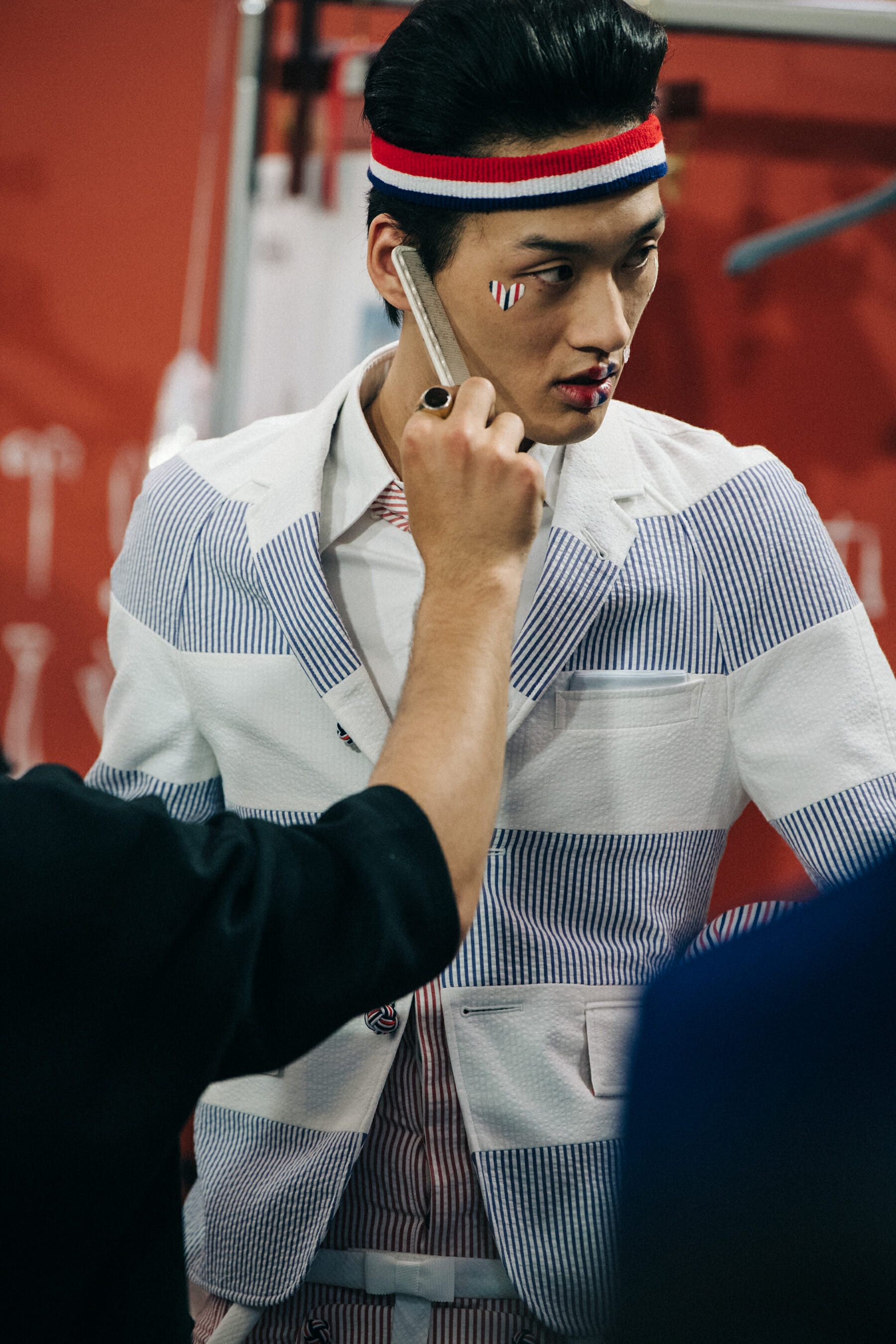 Models wearing Thoim Browne suits