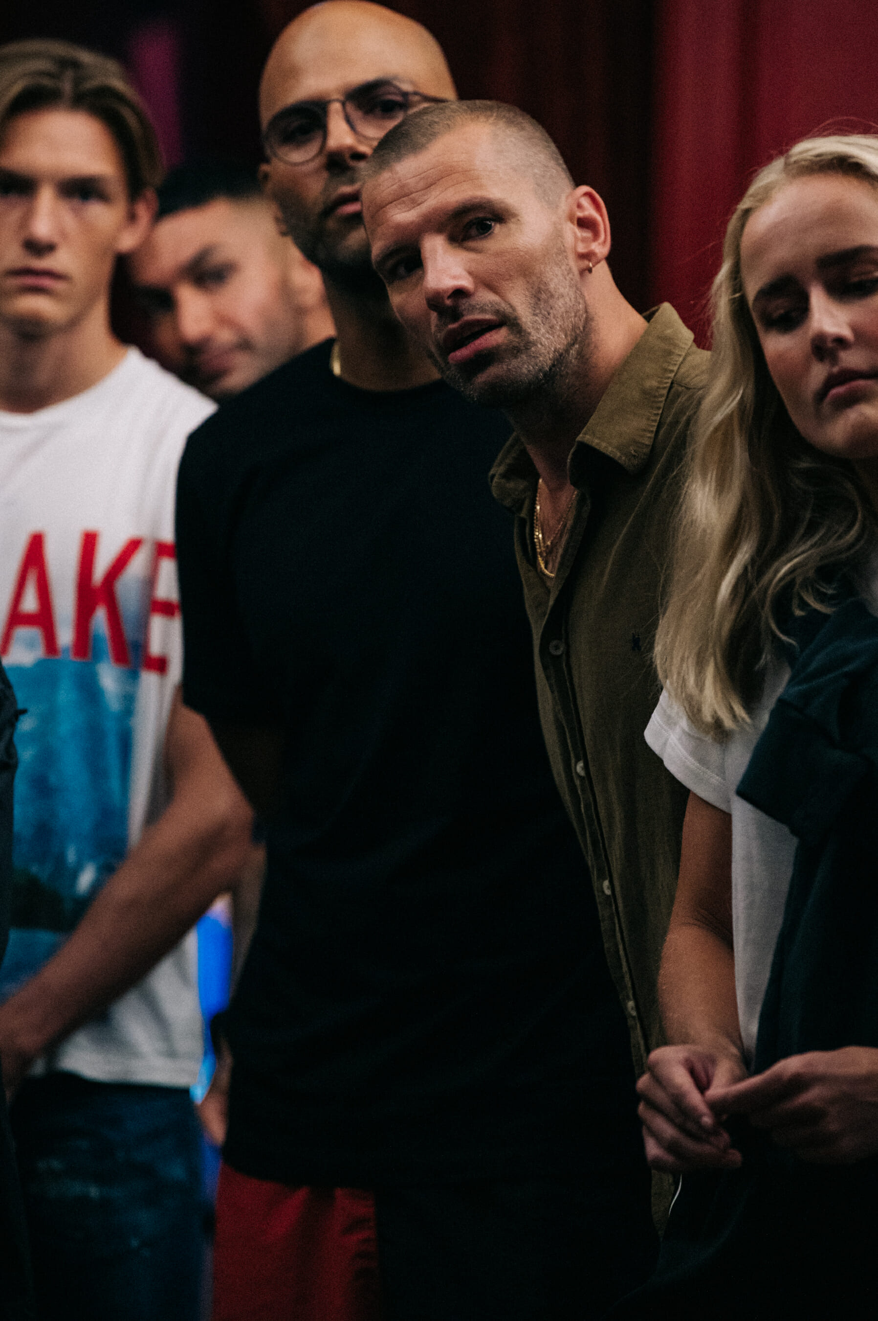 Backstage at 7 Days show Copenhagen