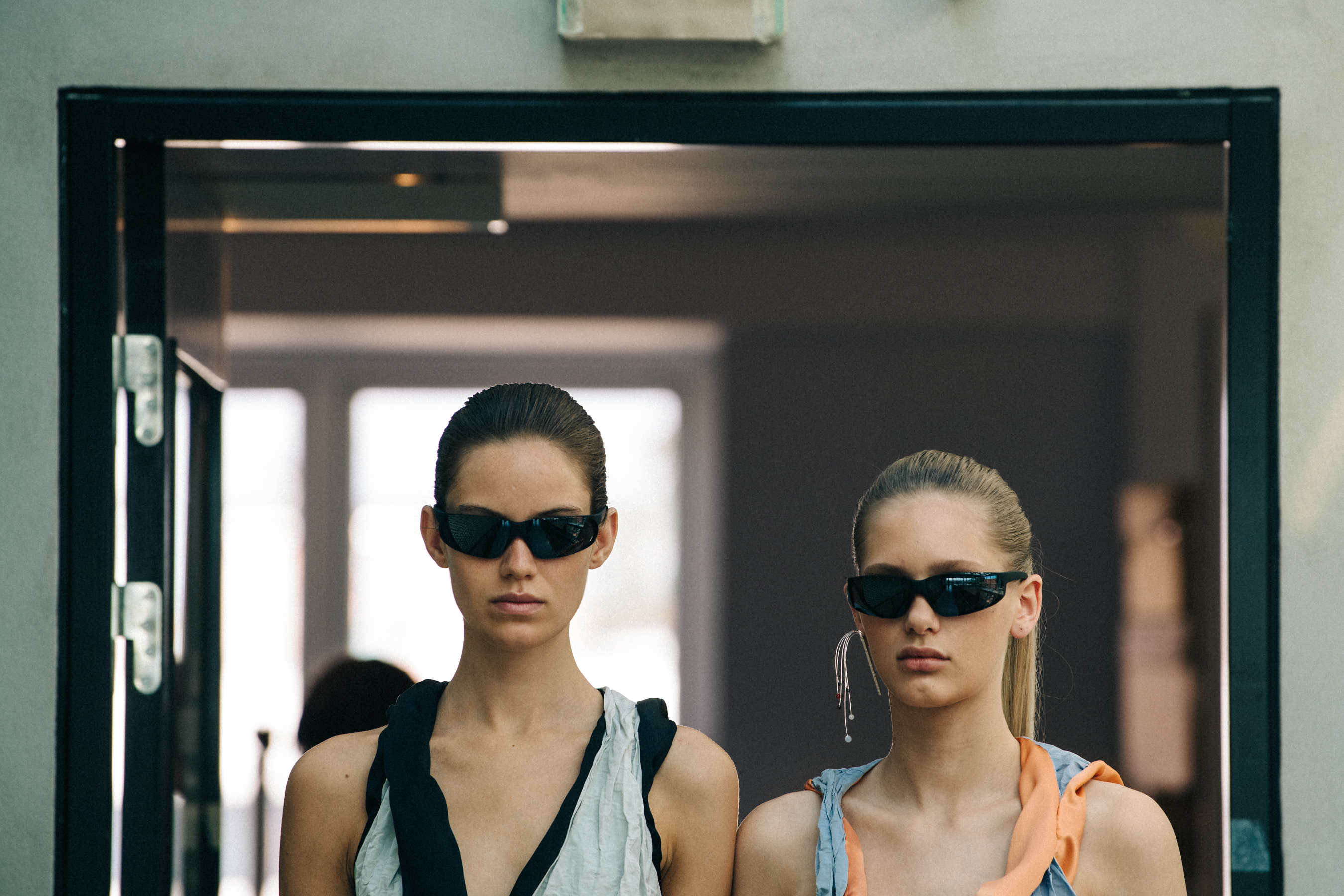 Ellen Vang backstage at Freya Dalsjo
