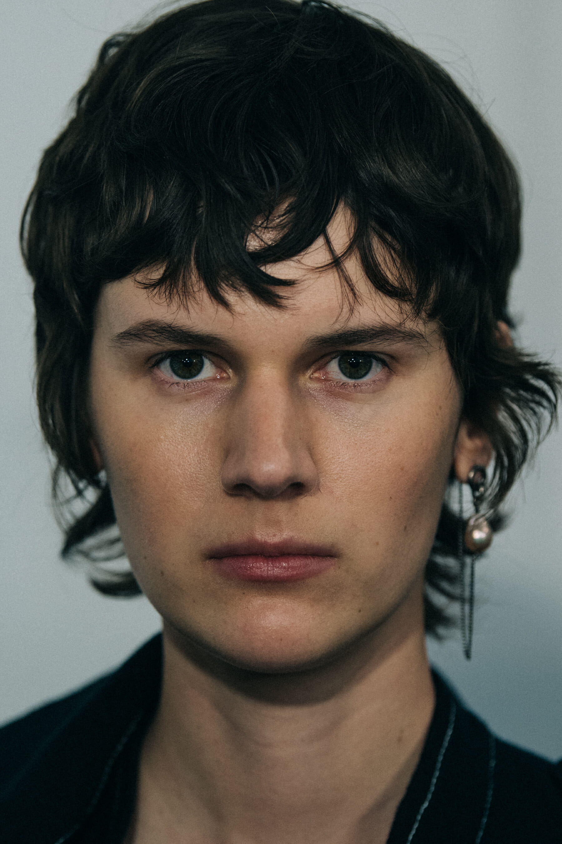 Jamily Wernke Meurer backstage at Ann Demeulemeester