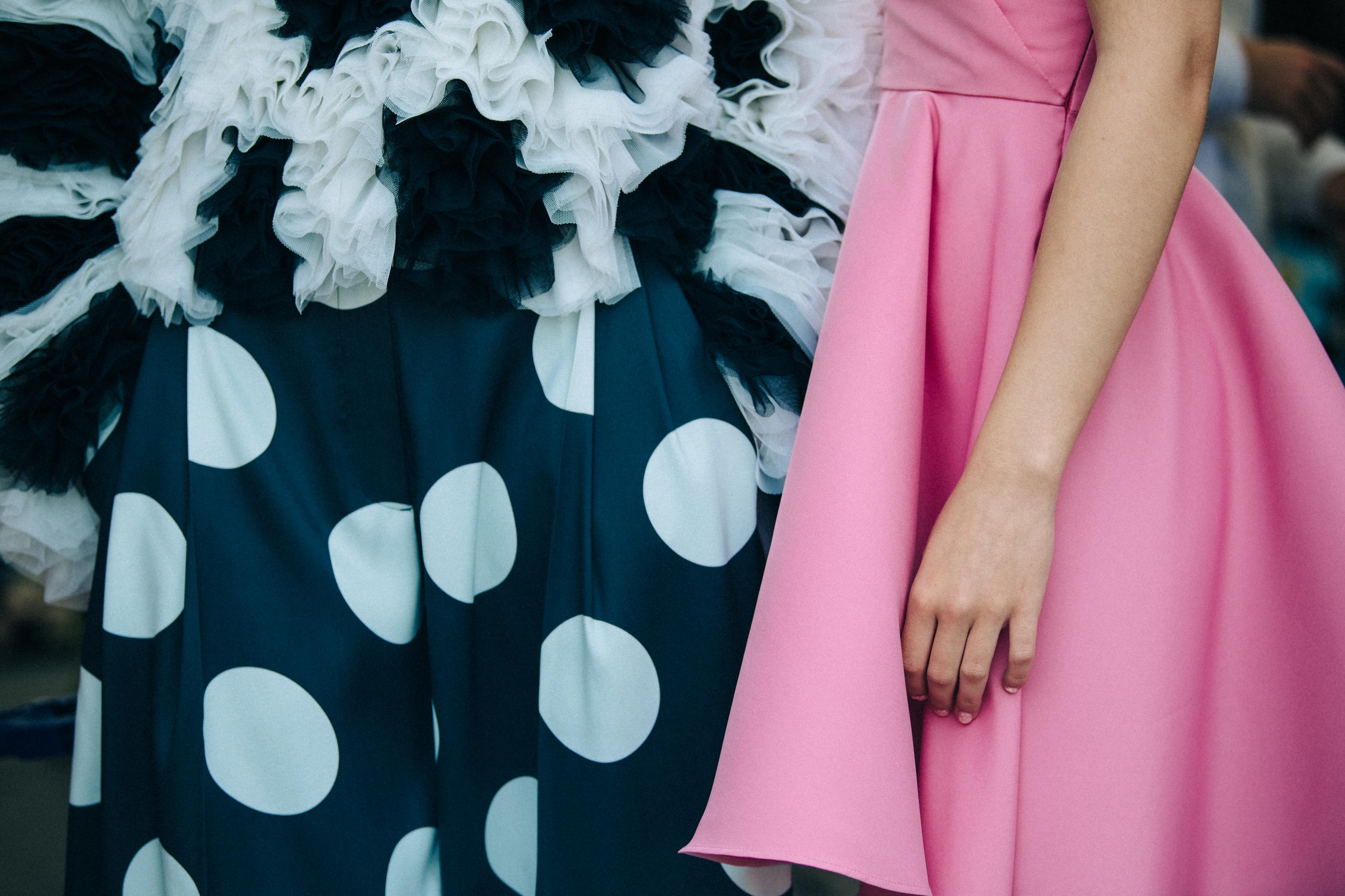 Backstage at Stine Goya