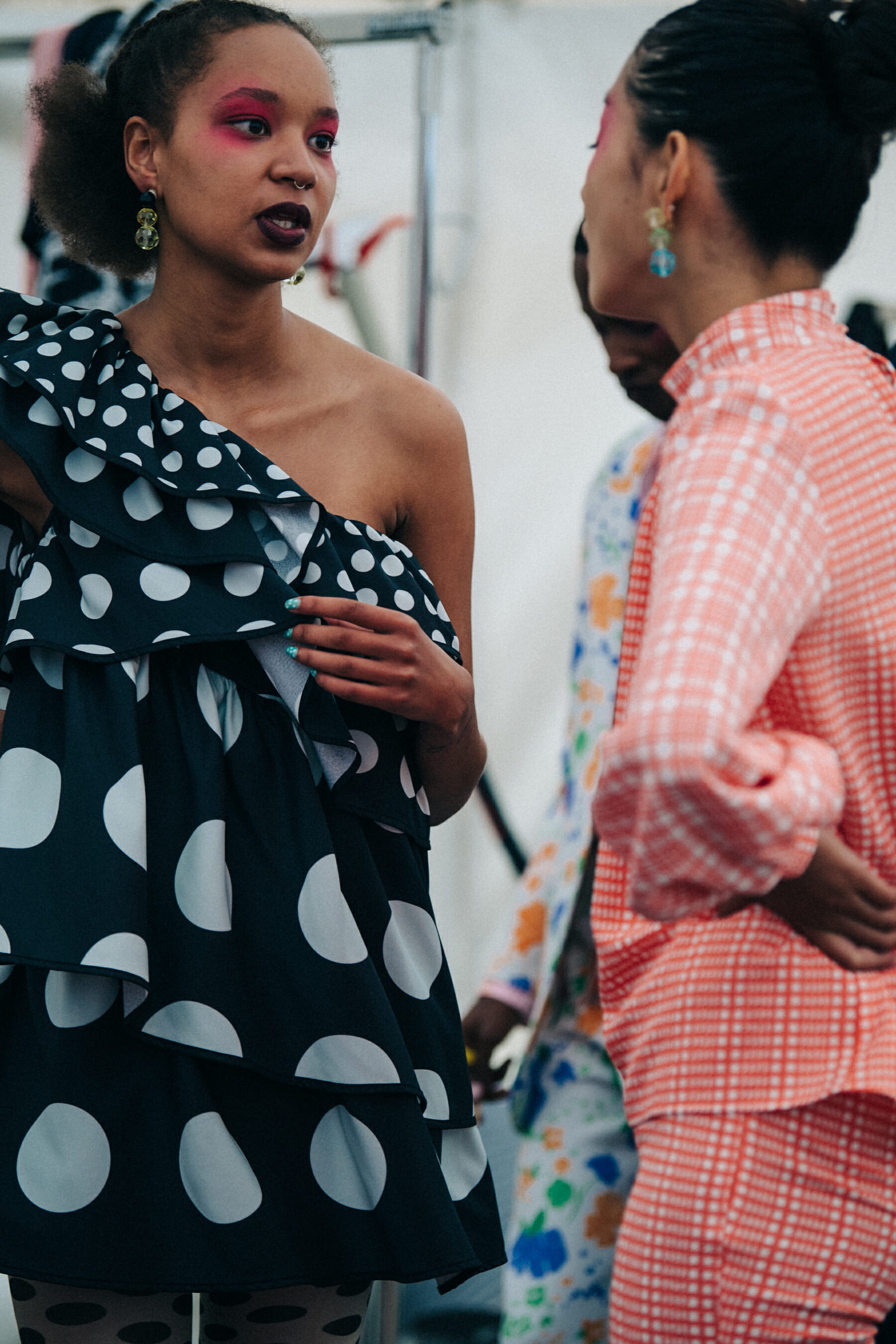 Backstage at Stine Goya