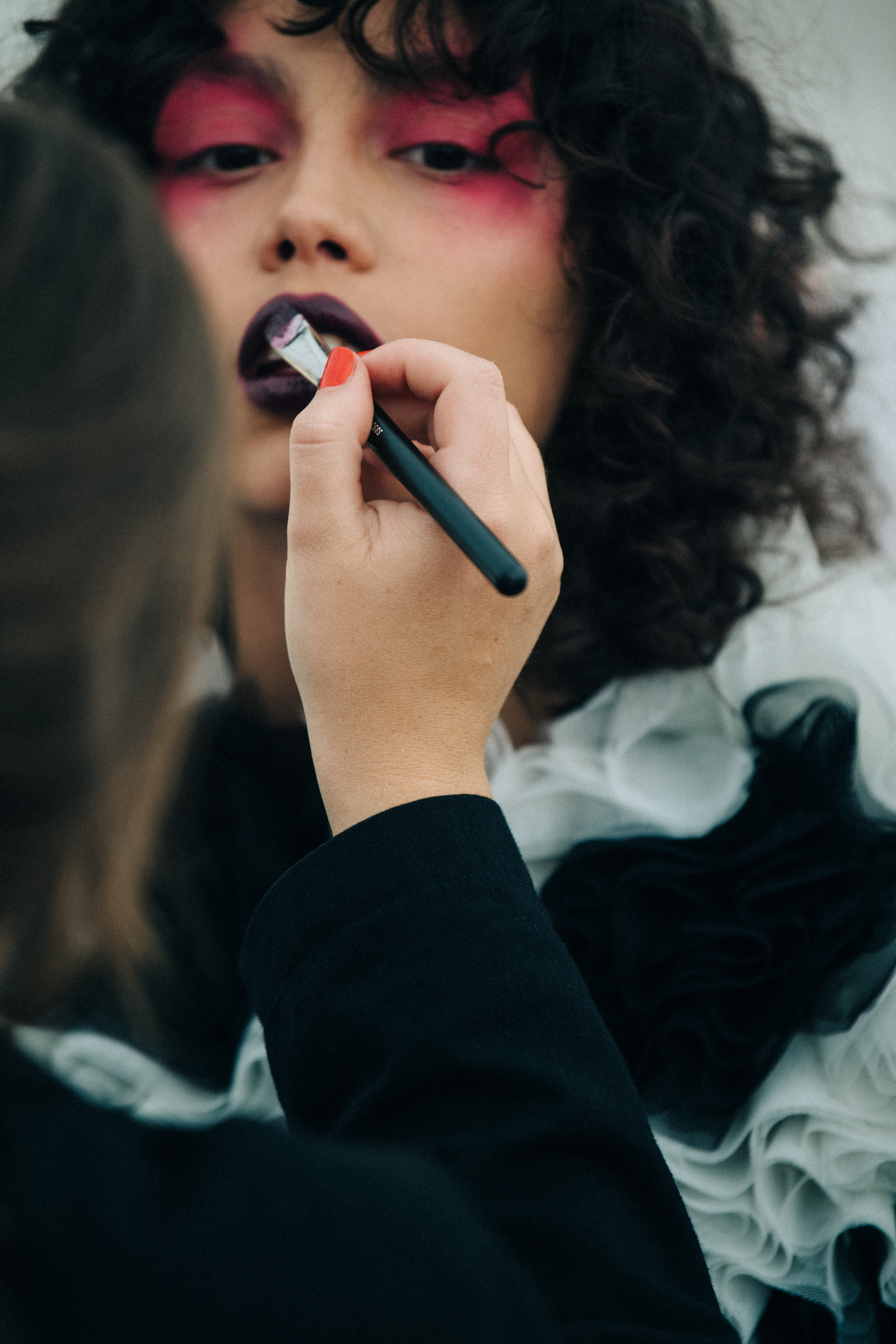 Backstage at Stine Goya