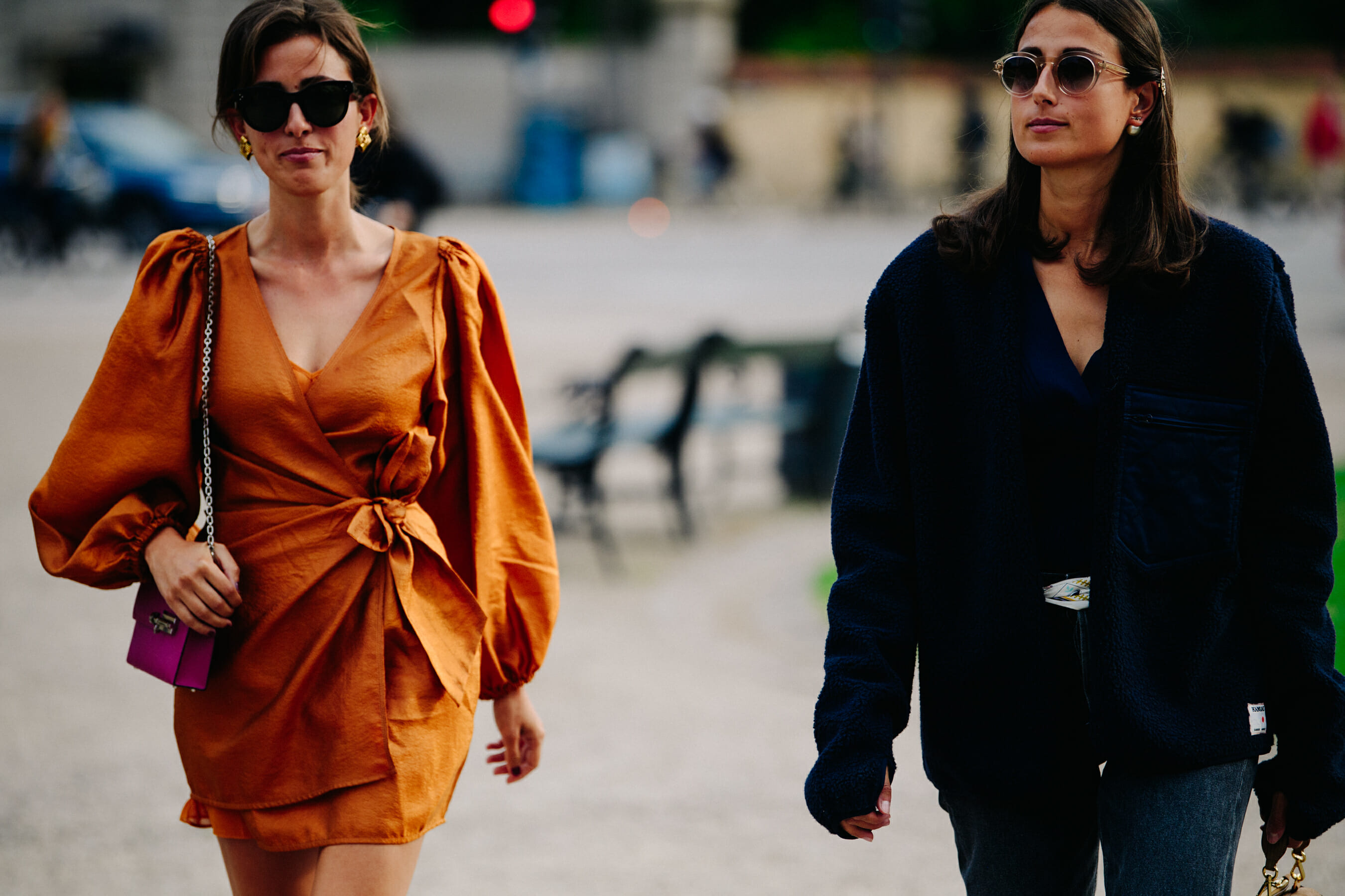 Women wearing sunglasses