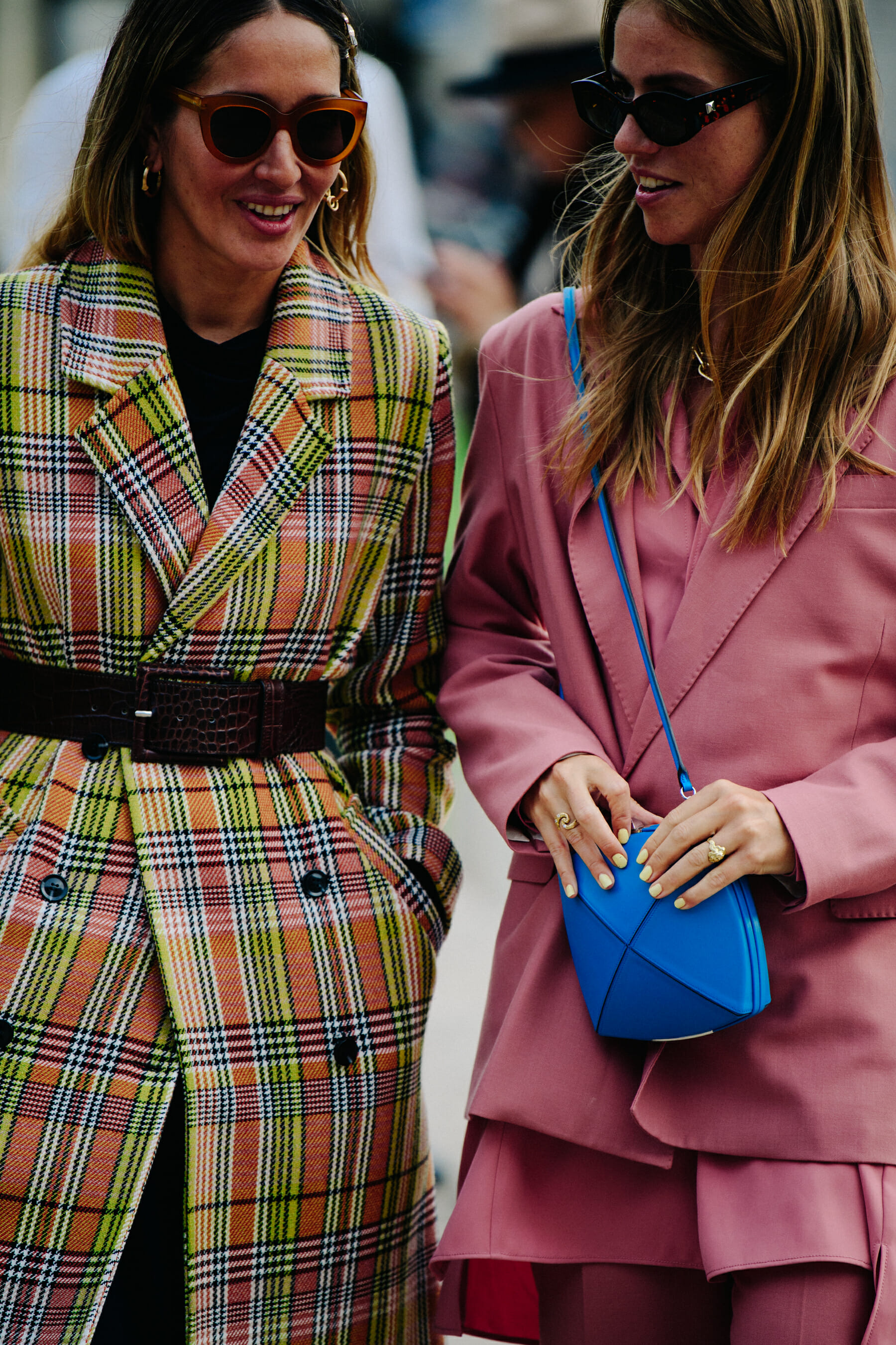 Women wearing colourful outfits