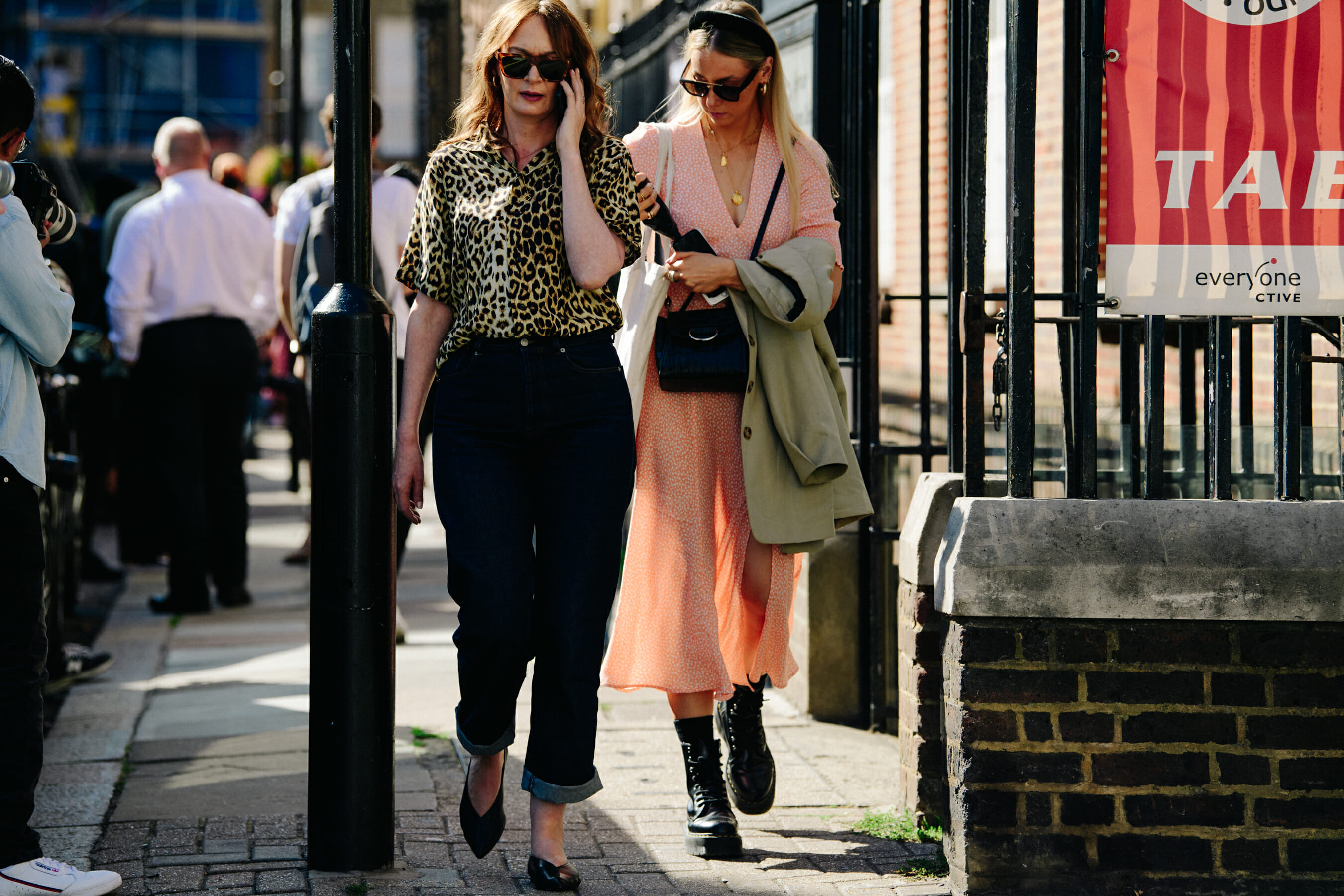 Two women wearing summer outfits