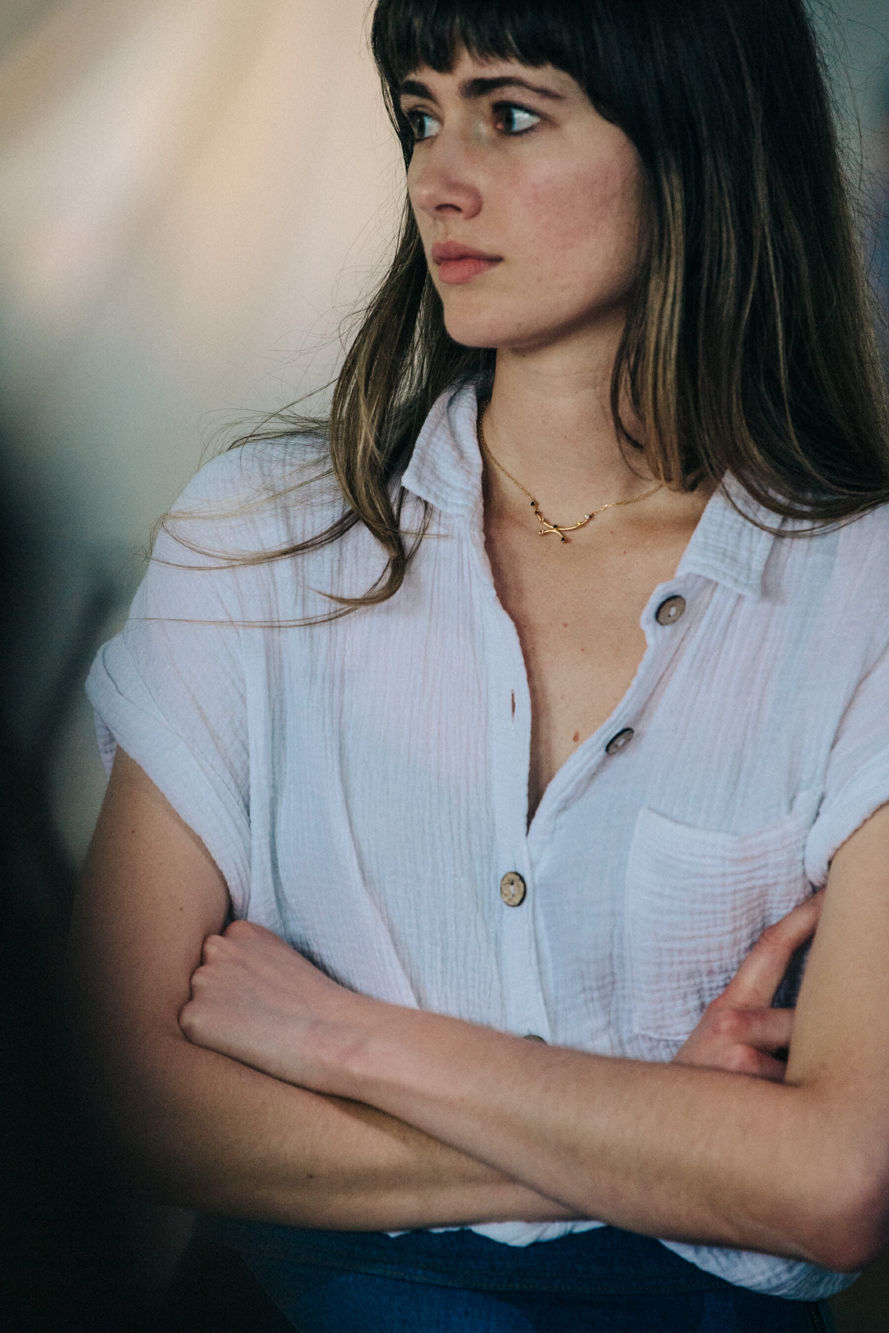 Backstage at Billy Reid show 2019