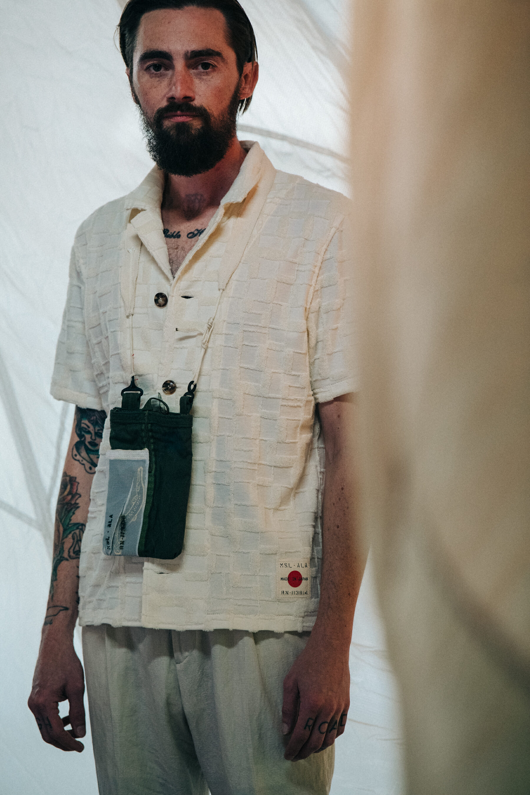 Backstage at Billy Reid show 2019