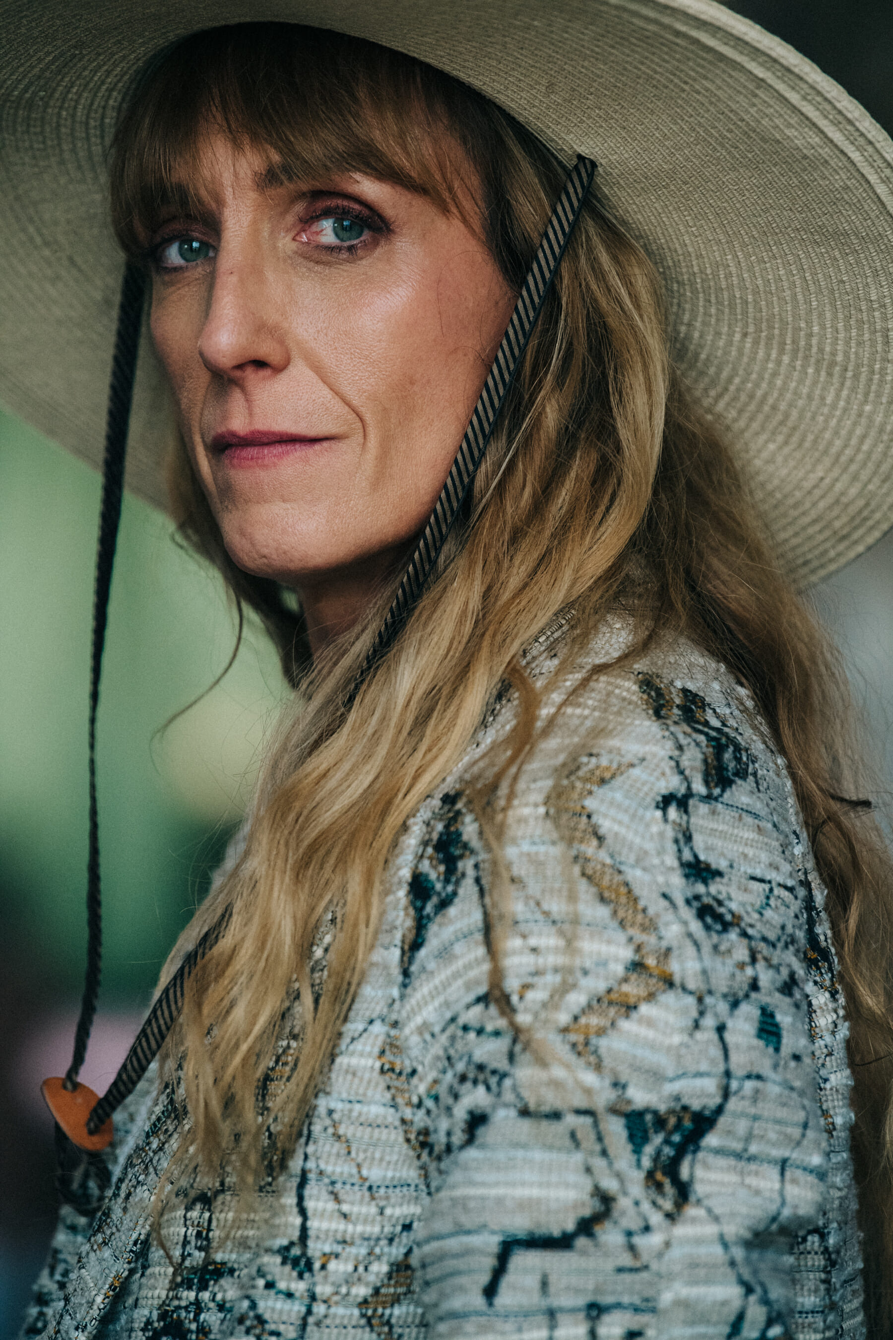Backstage at Billy Reid show 2019