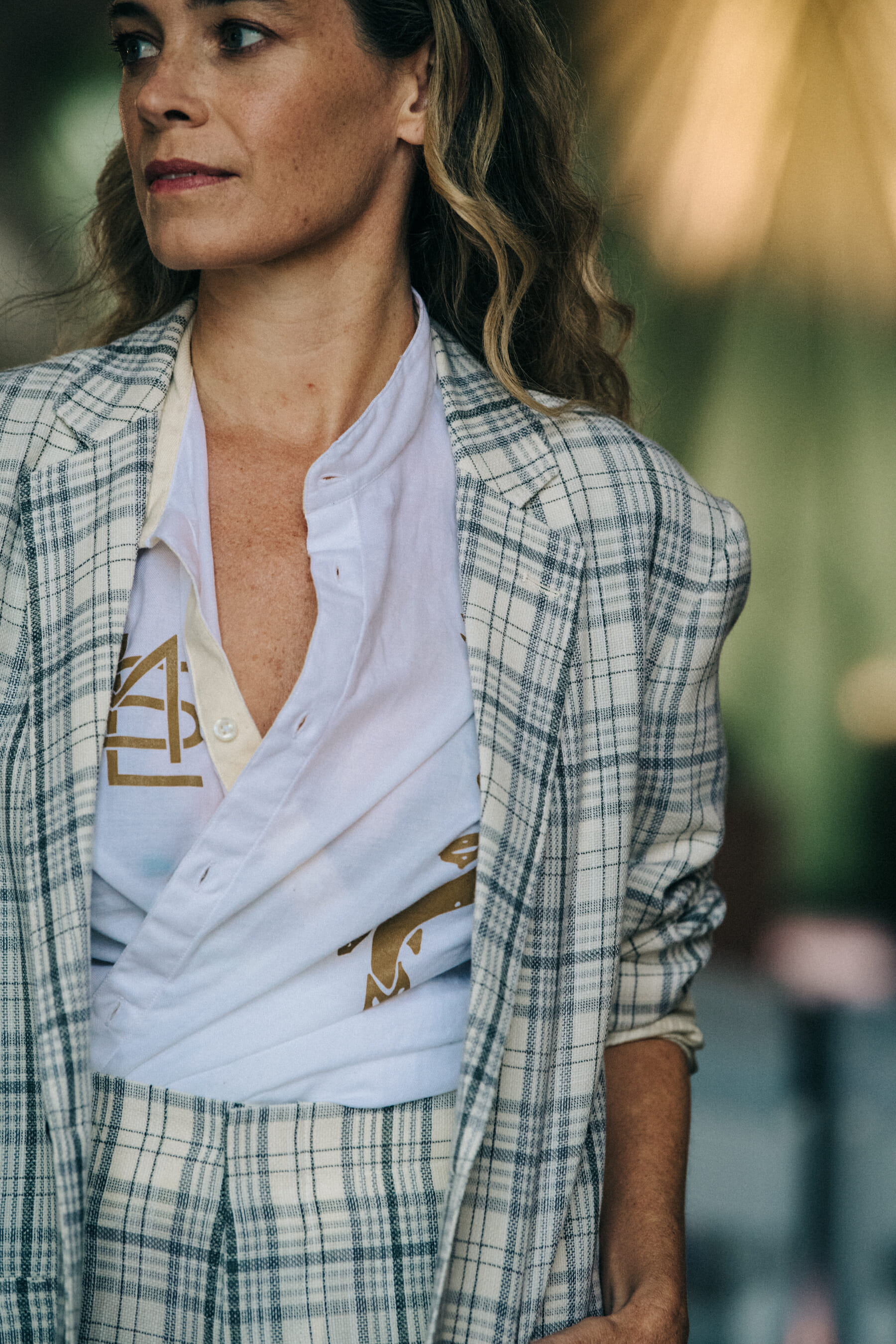 Backstage at Billy Reid show 2019