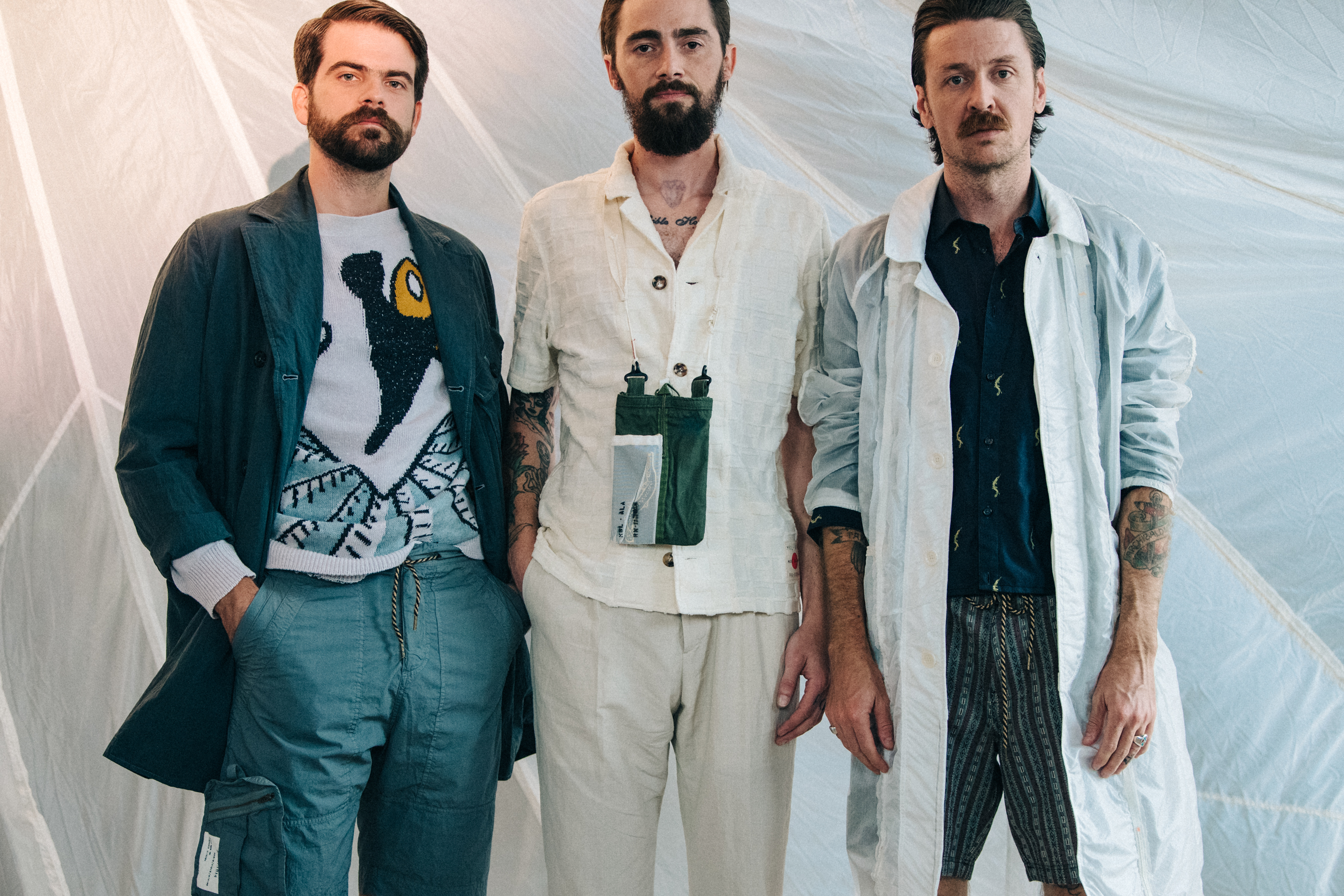 Backstage at Billy Reid show 2019