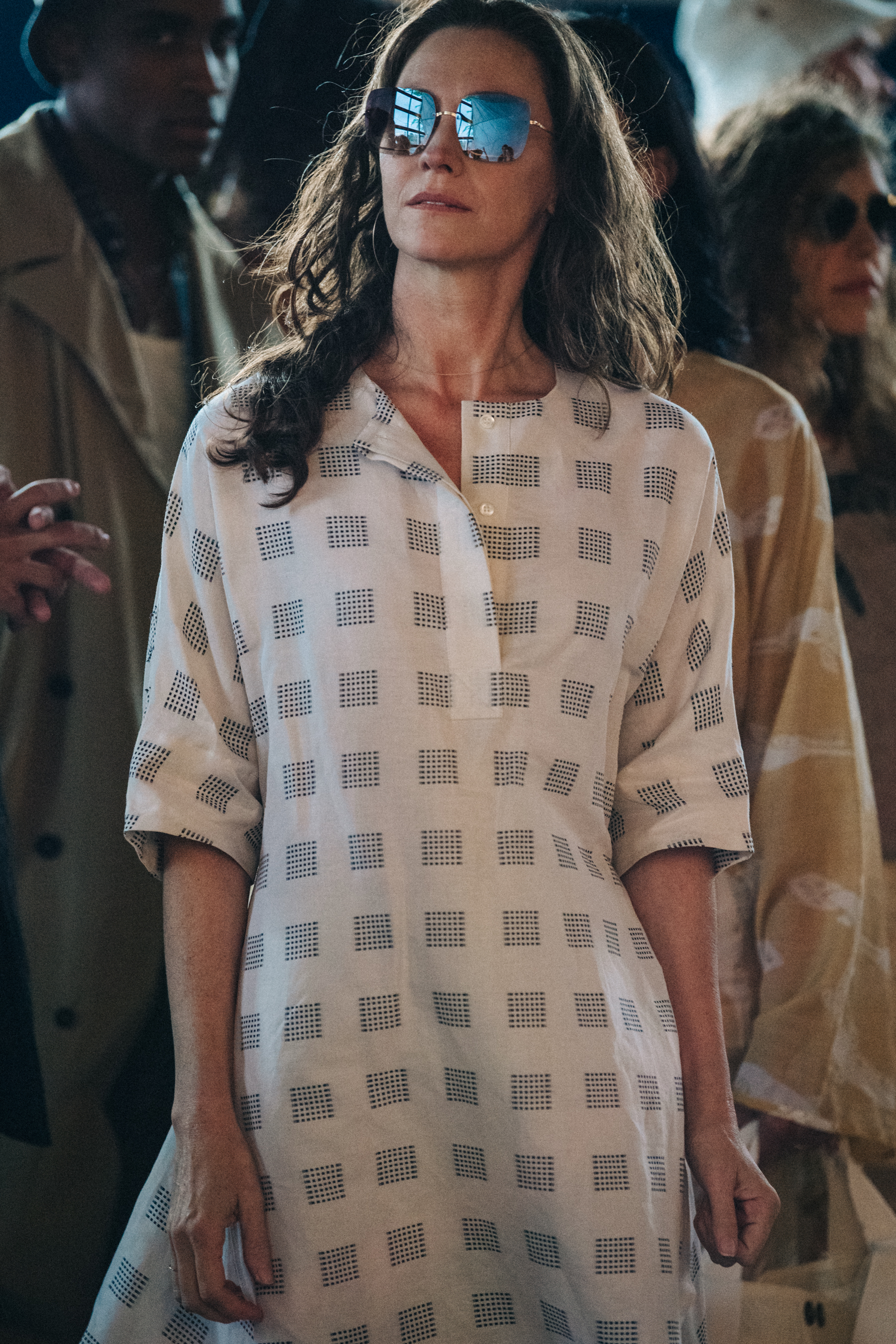 Backstage at Billy Reid show 2019