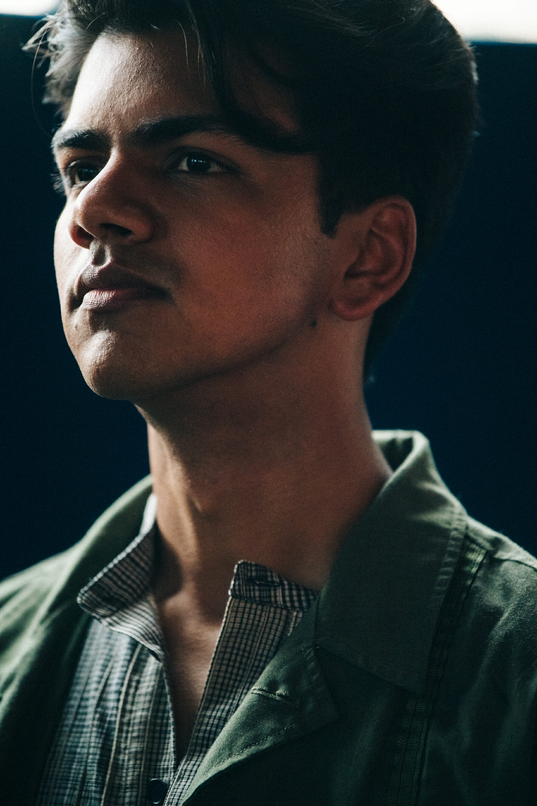 Backstage at Billy Reid show 2019