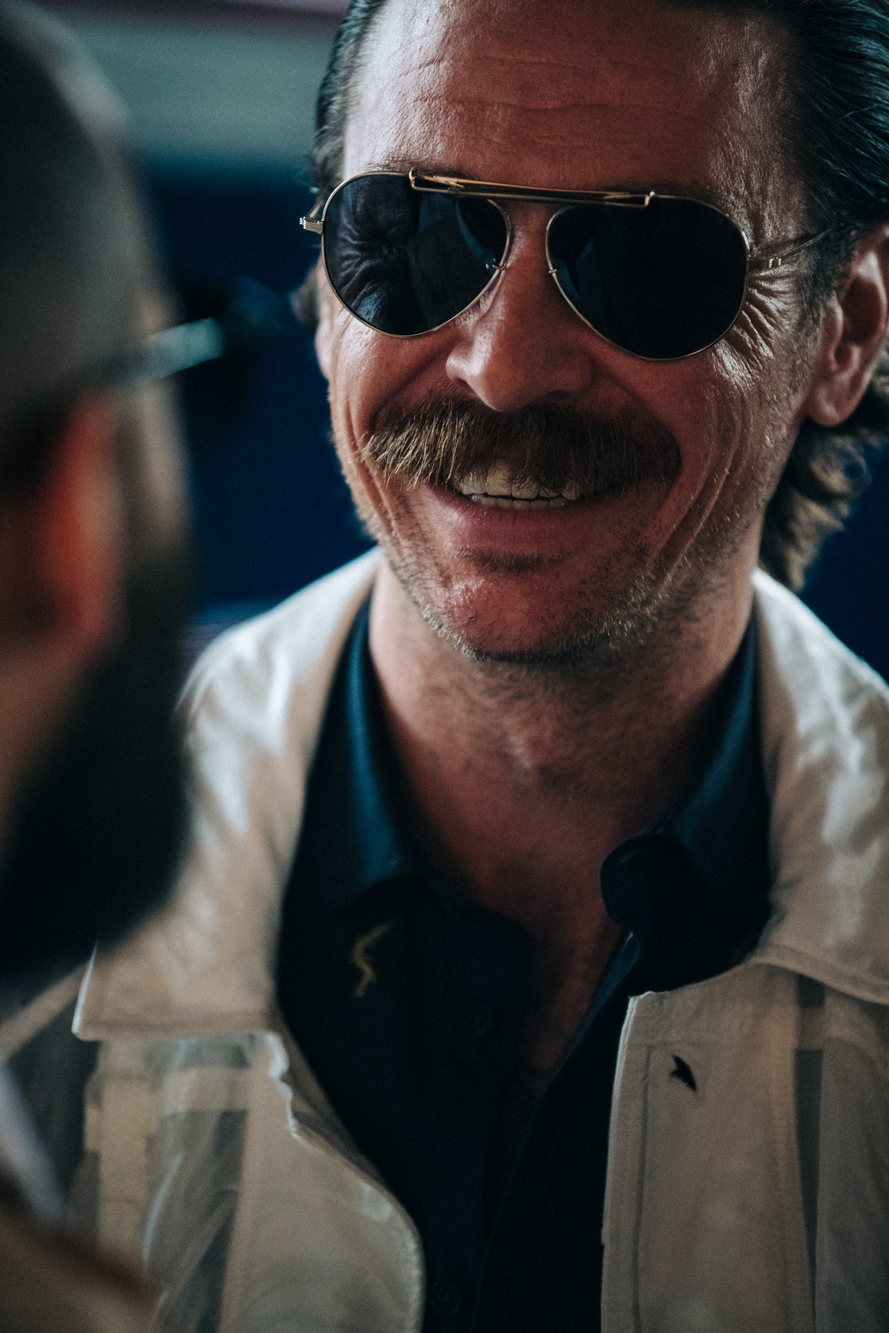 Backstage at Billy Reid show 2019