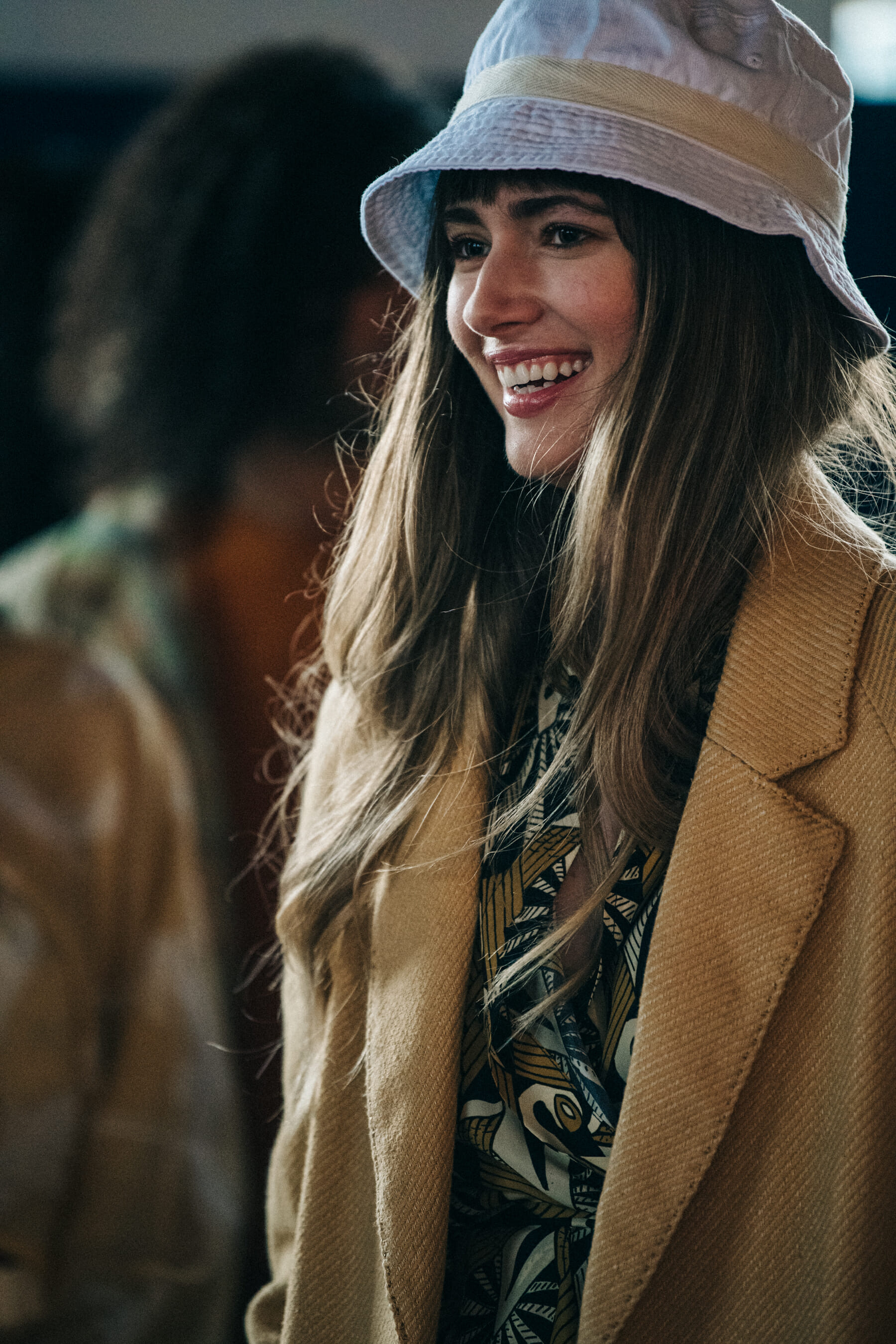 Backstage at Billy Reid show 2019