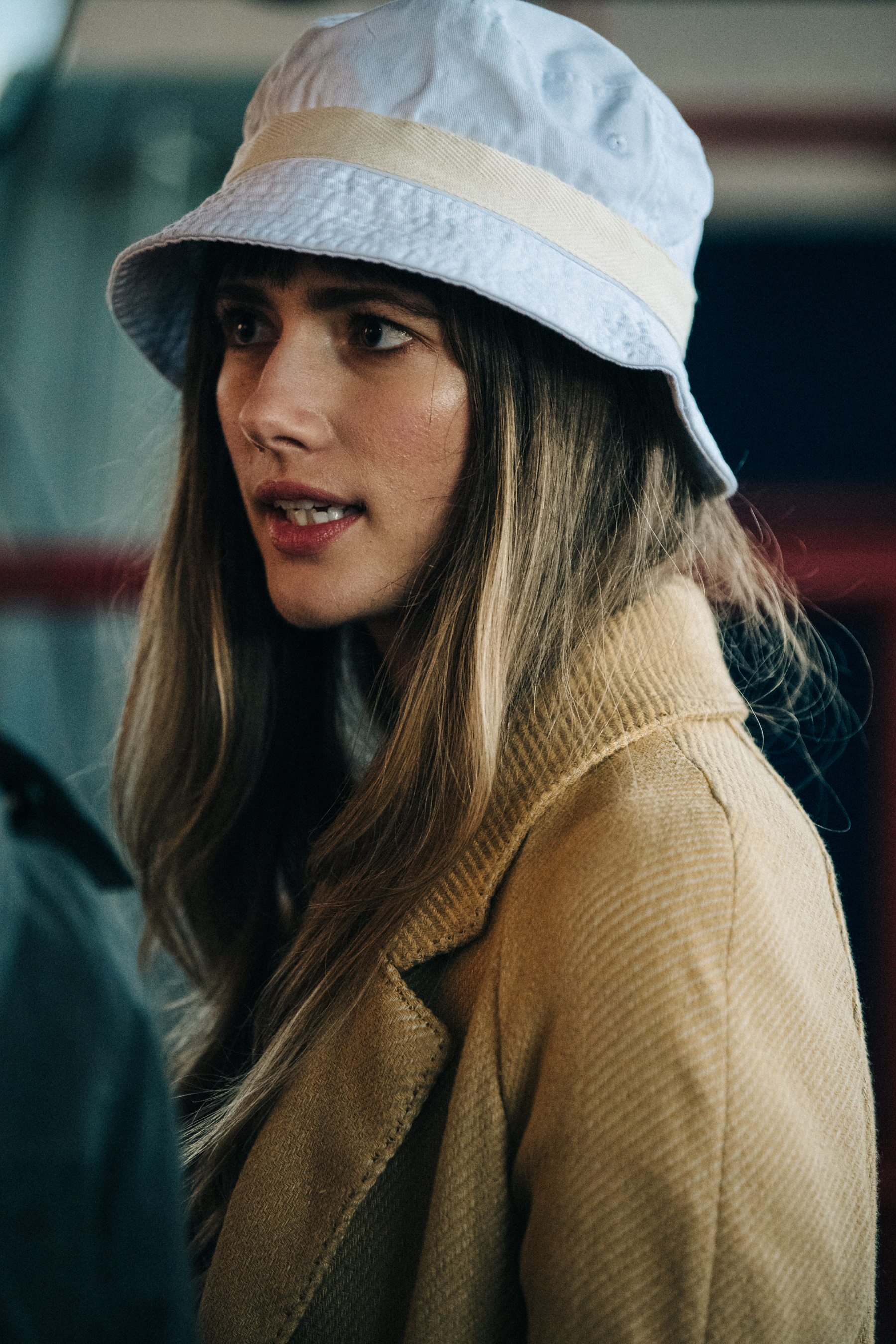 Backstage at Billy Reid show 2019