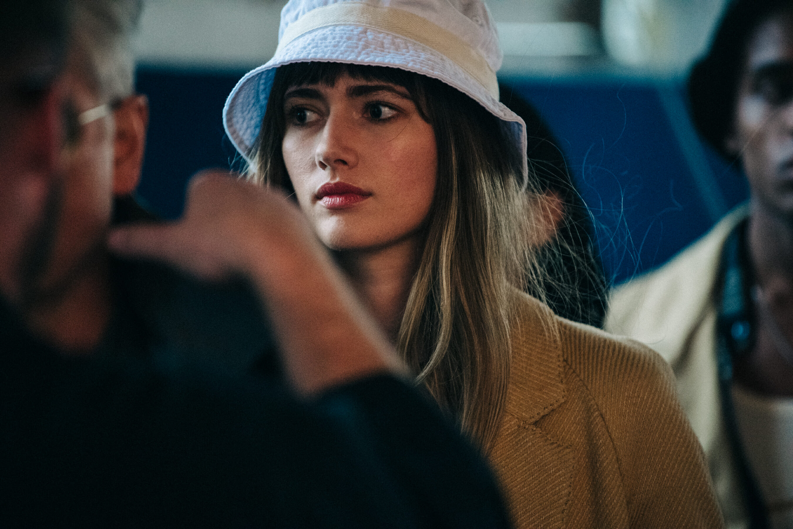 Backstage at Billy Reid show 2019