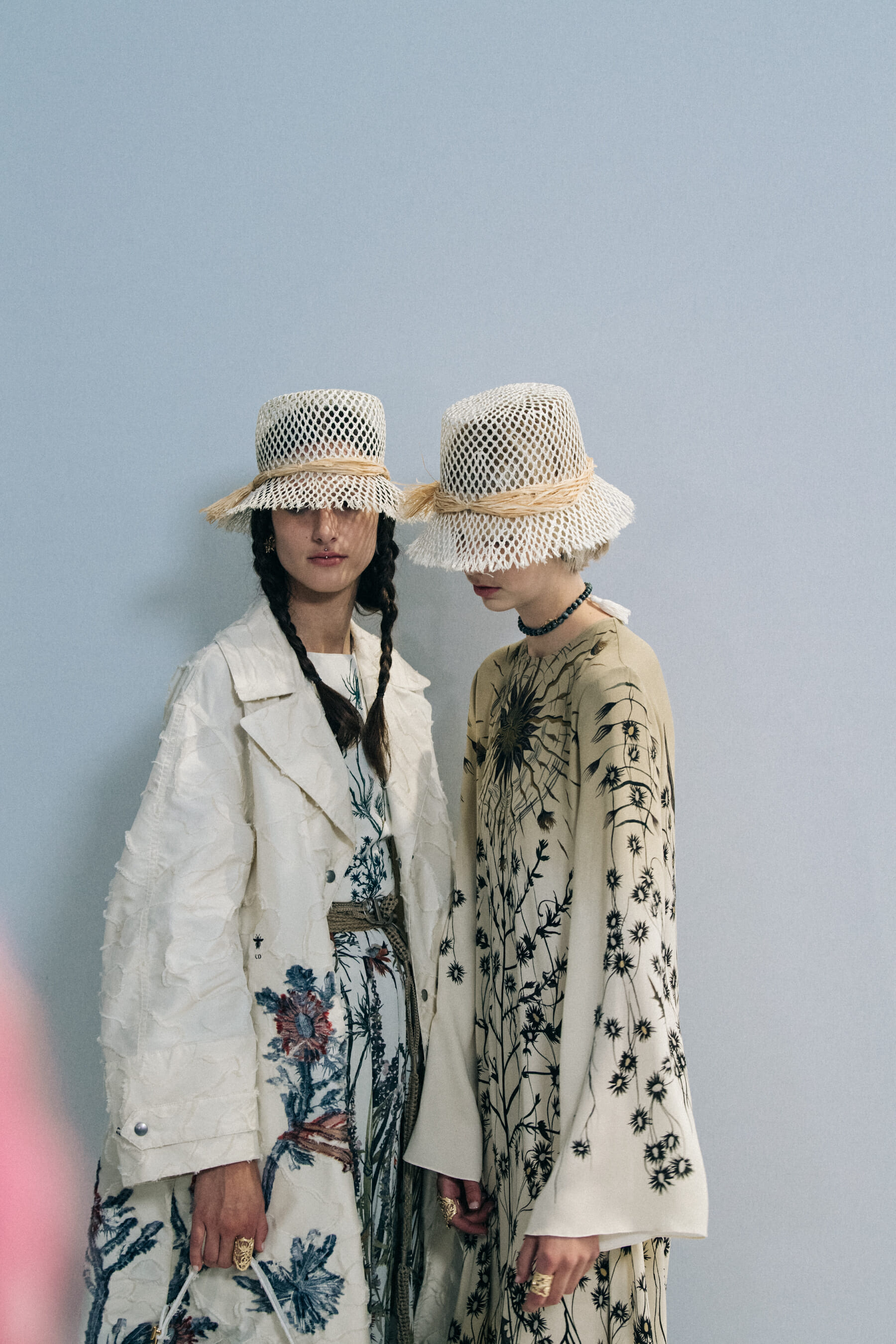 Chaikra Shanti Maximus backstage at Christian Dior