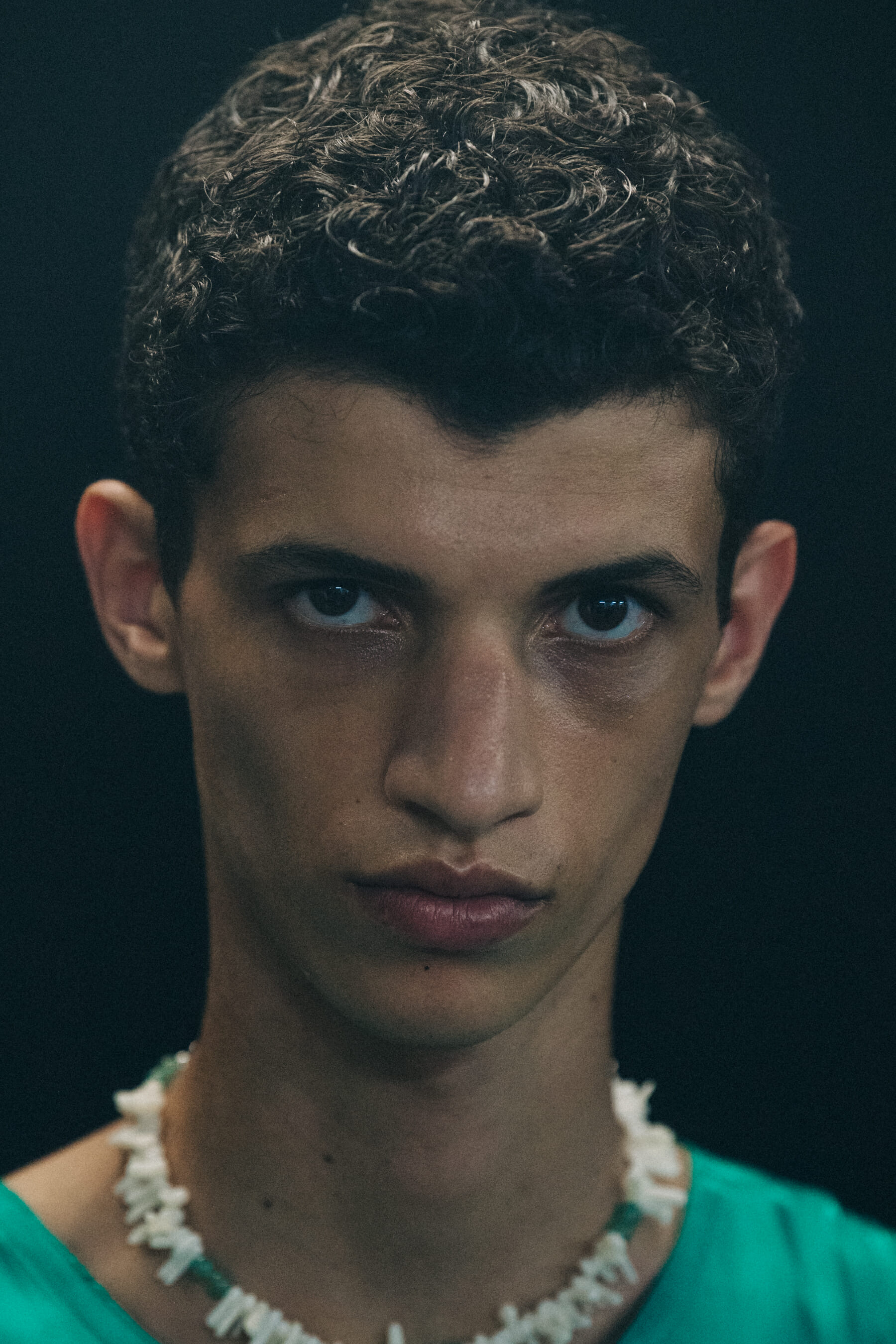Portrait of model at Kenzo