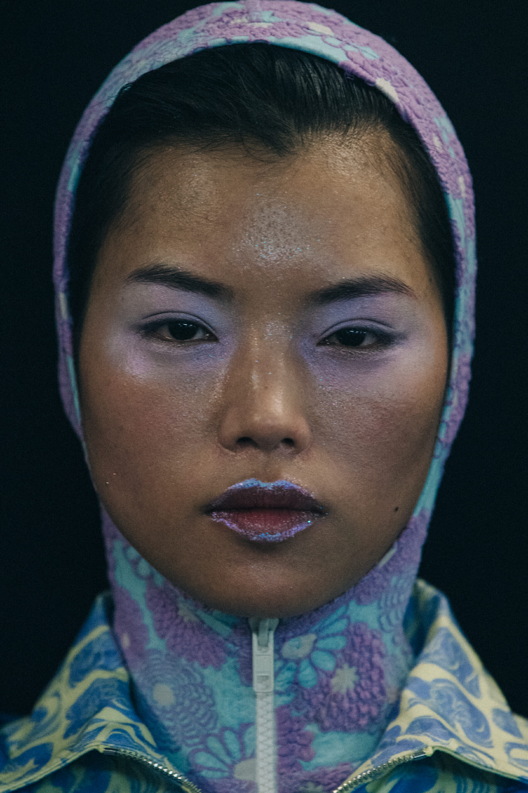 Portrait of model at Kenzo