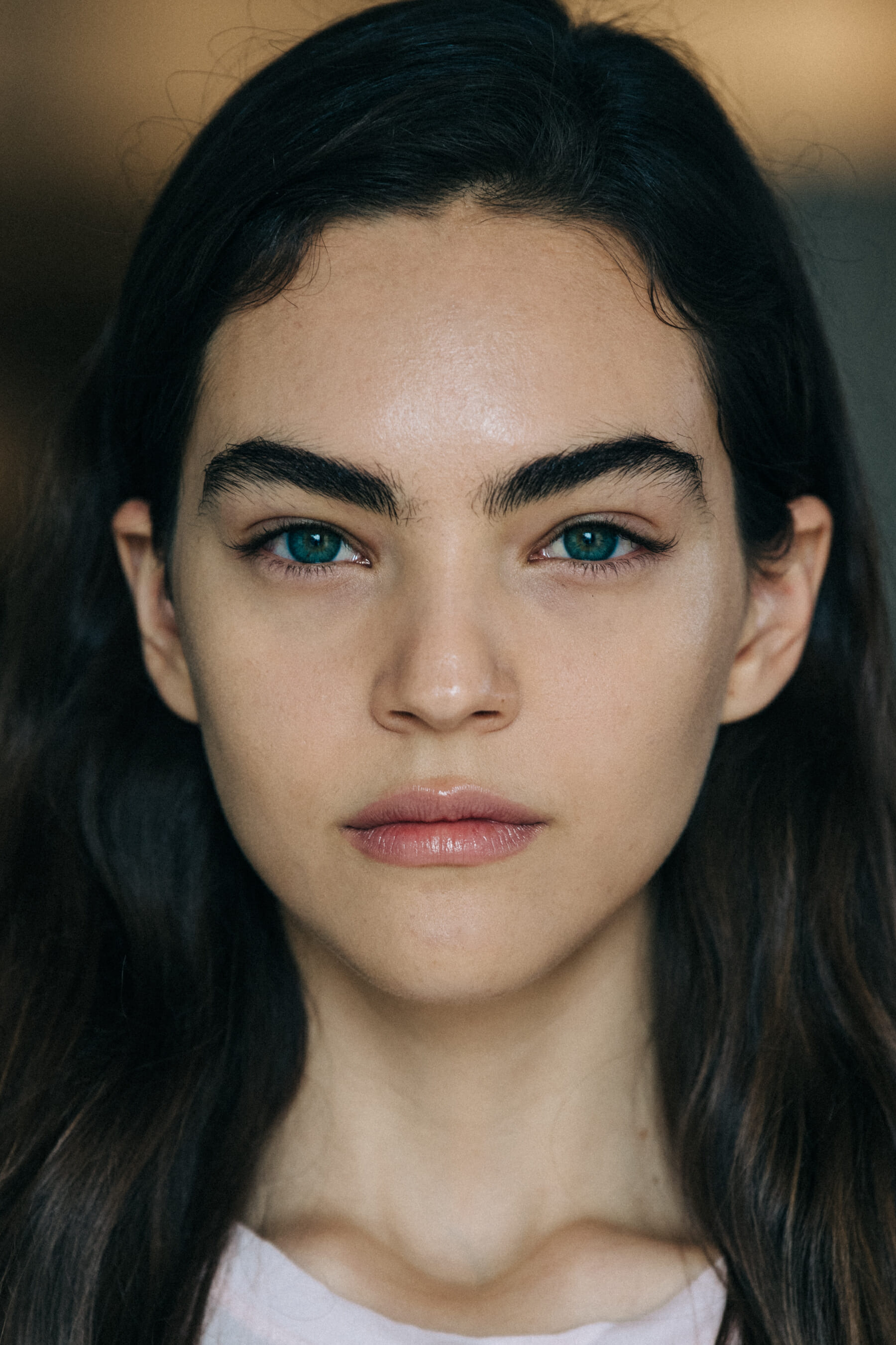 Wilson Gay backstage at Mansur Gavriel