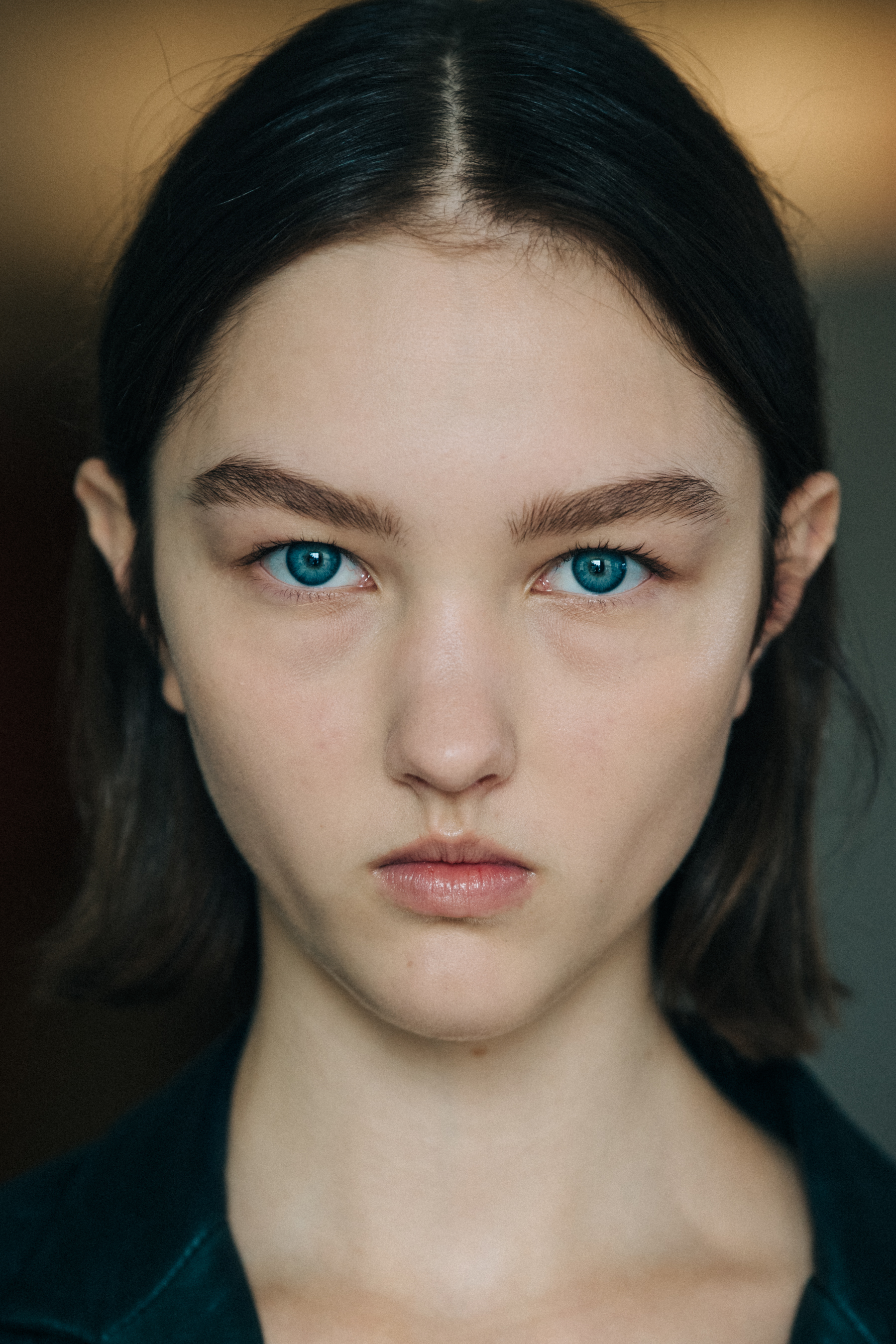 Nastya Cherkasova backstage at Mansur Gavriel
