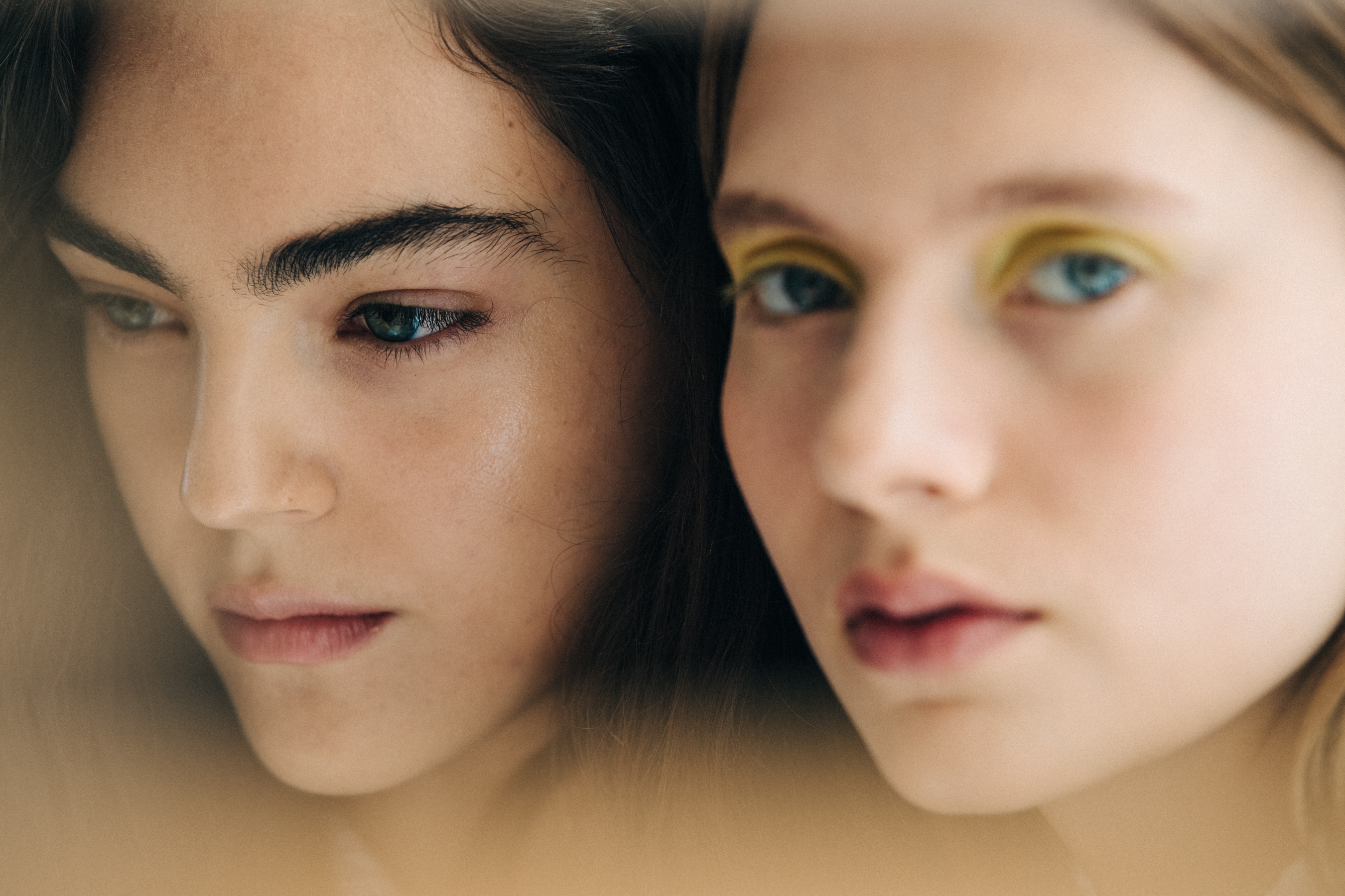 Sasha Frolova backstage at Mansur Gavriel