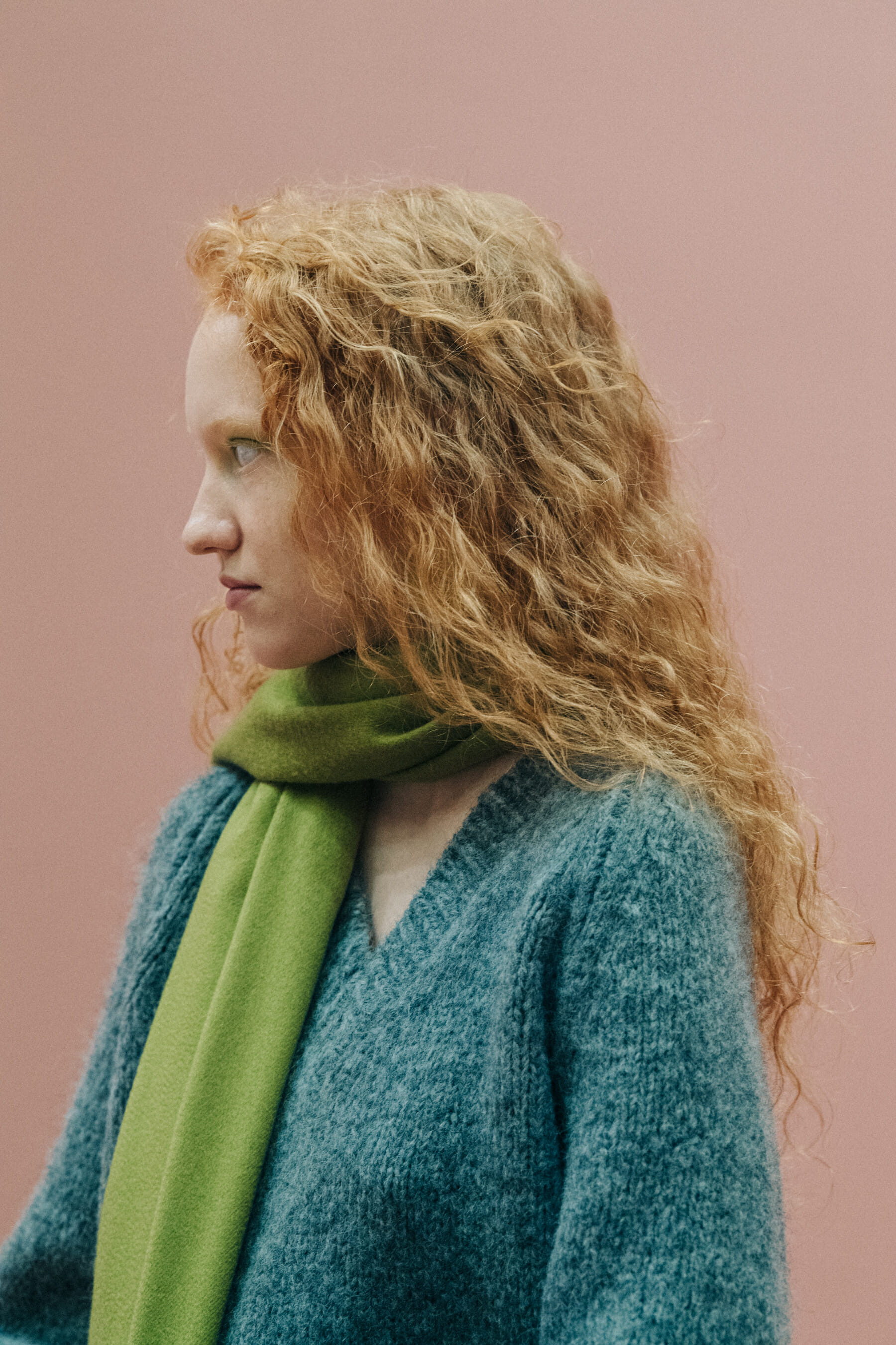 Ruth Mara Bouwmeester backstage at Mansur Gavriel