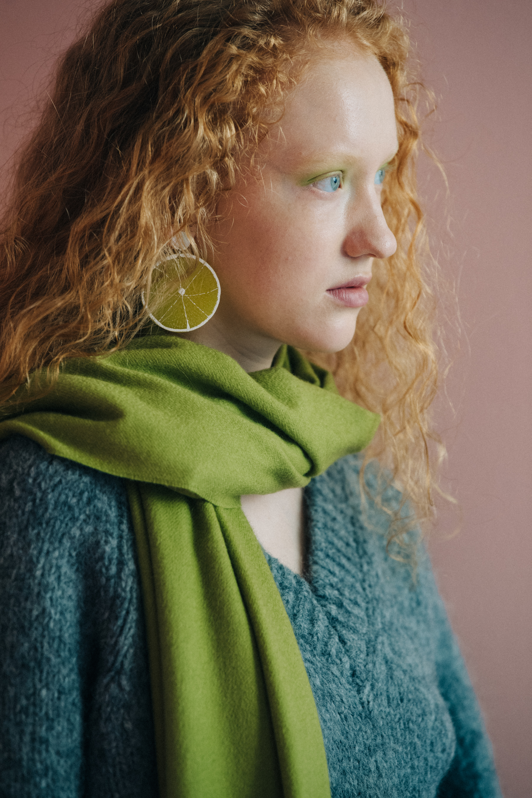 Ruth Mara Bouwmeester backstage at Mansur Gavriel