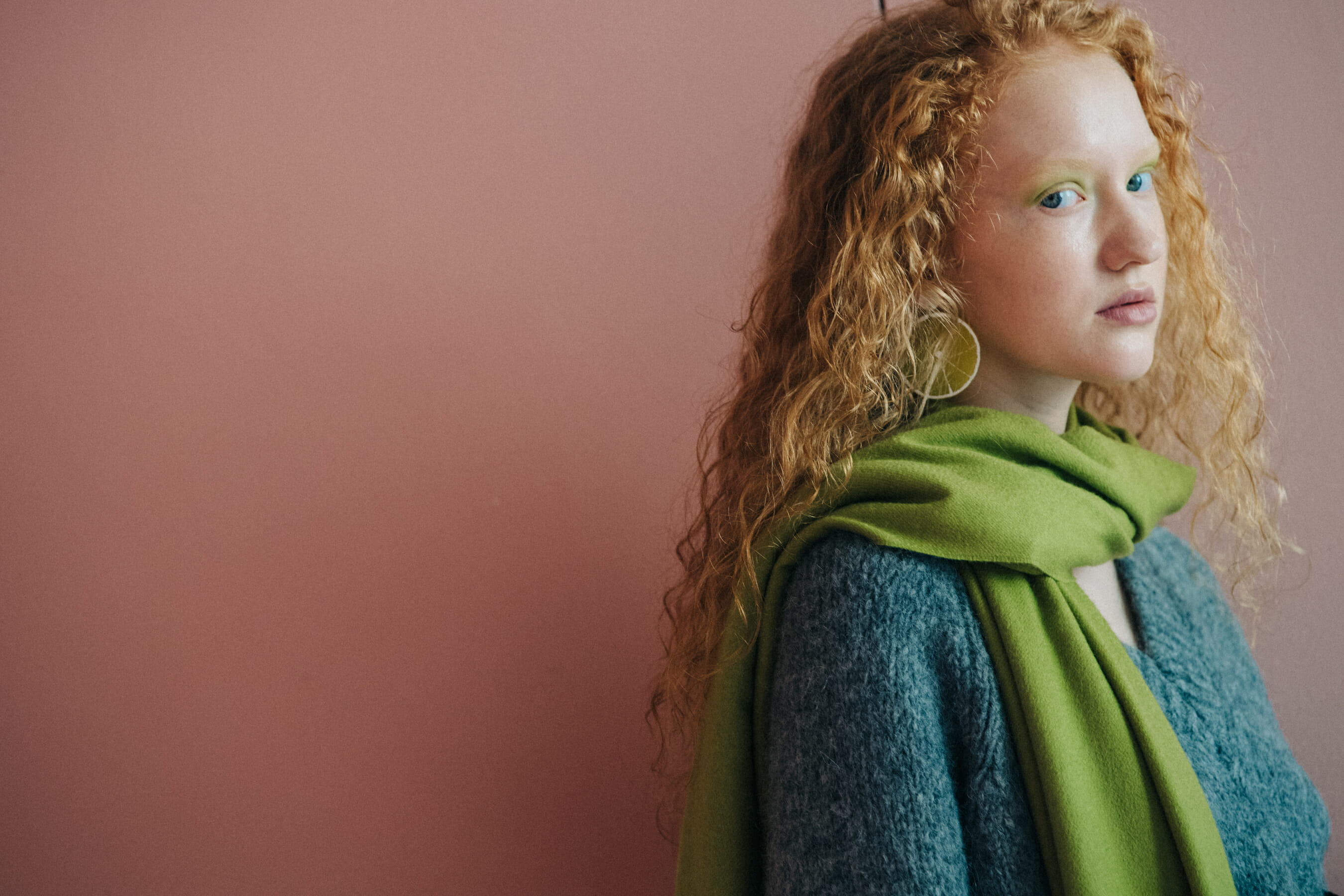 Ruth Mara Bouwmeester backstage at Mansur Gavriel