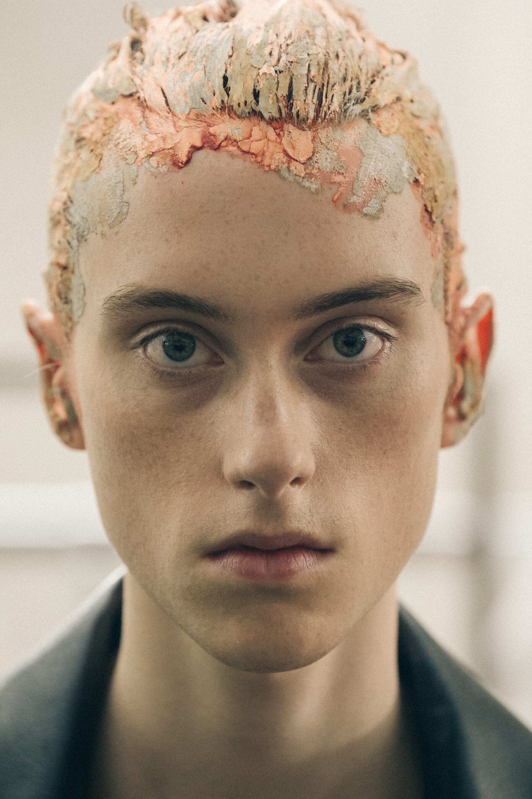 David Prost backstage at Marni