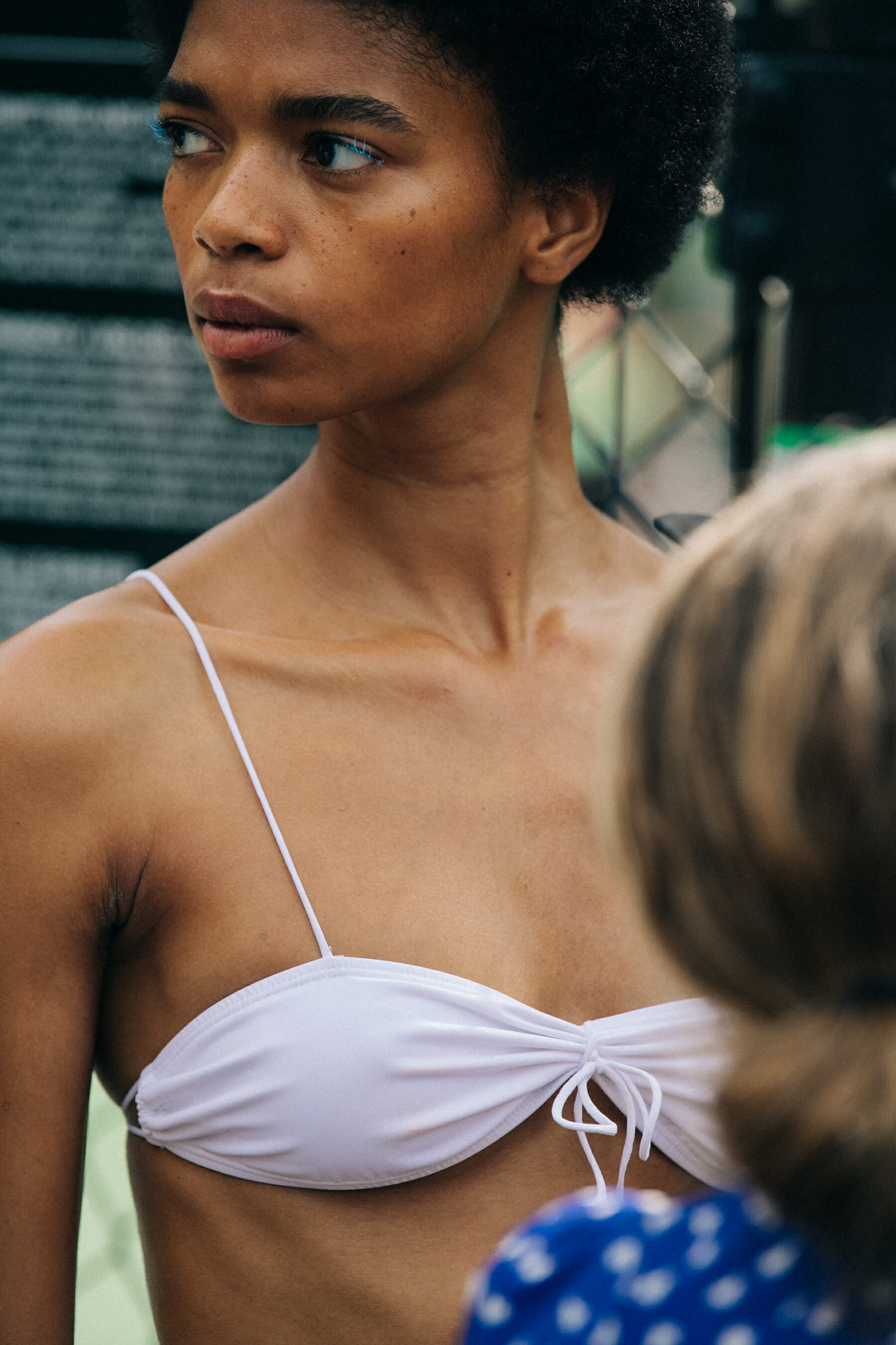 Model wearing bikini at Maryam Nassir Zadeh