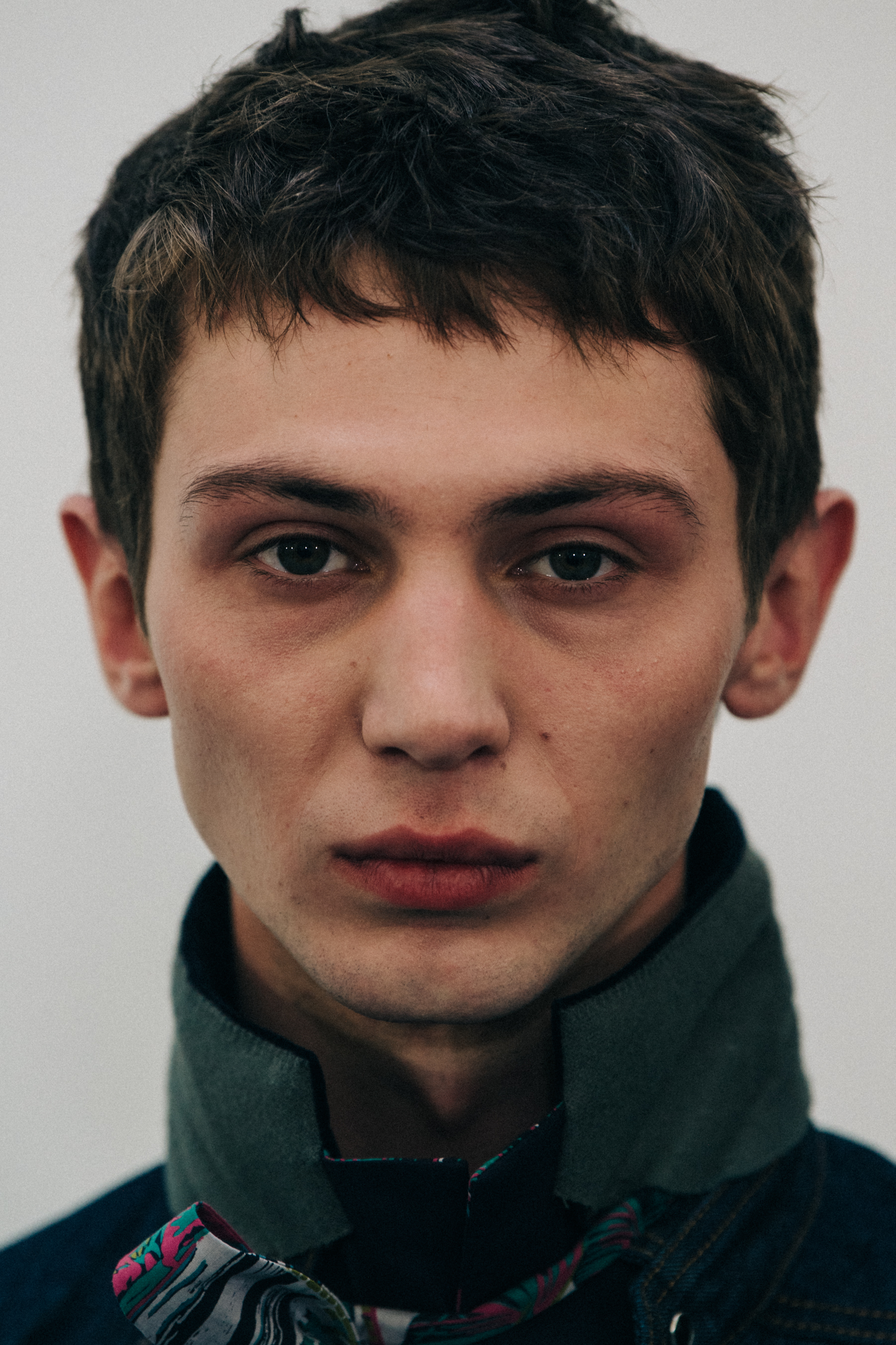 Willow Barrett backstage at Sacai
