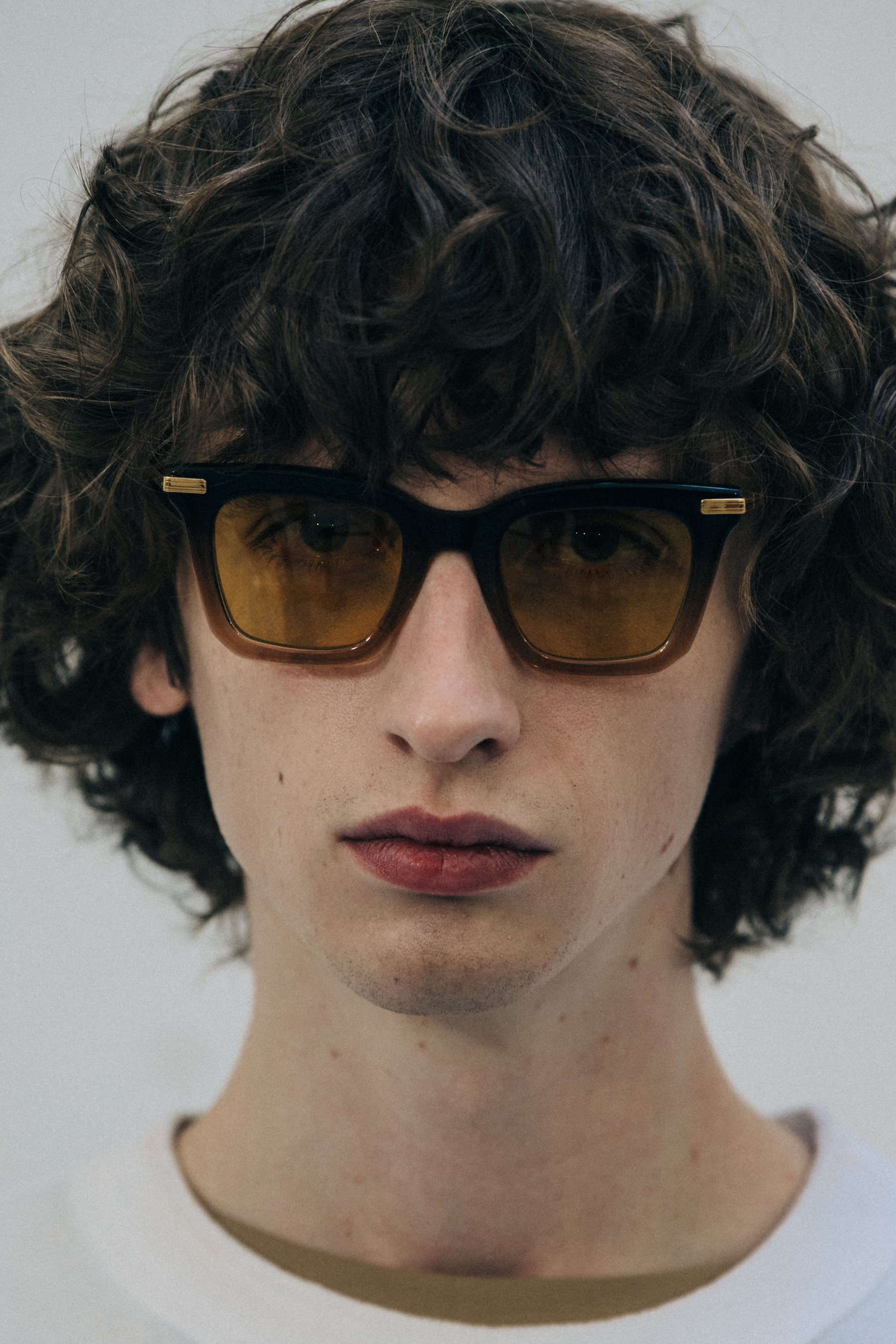 Benno Bulang backstage at Sacai