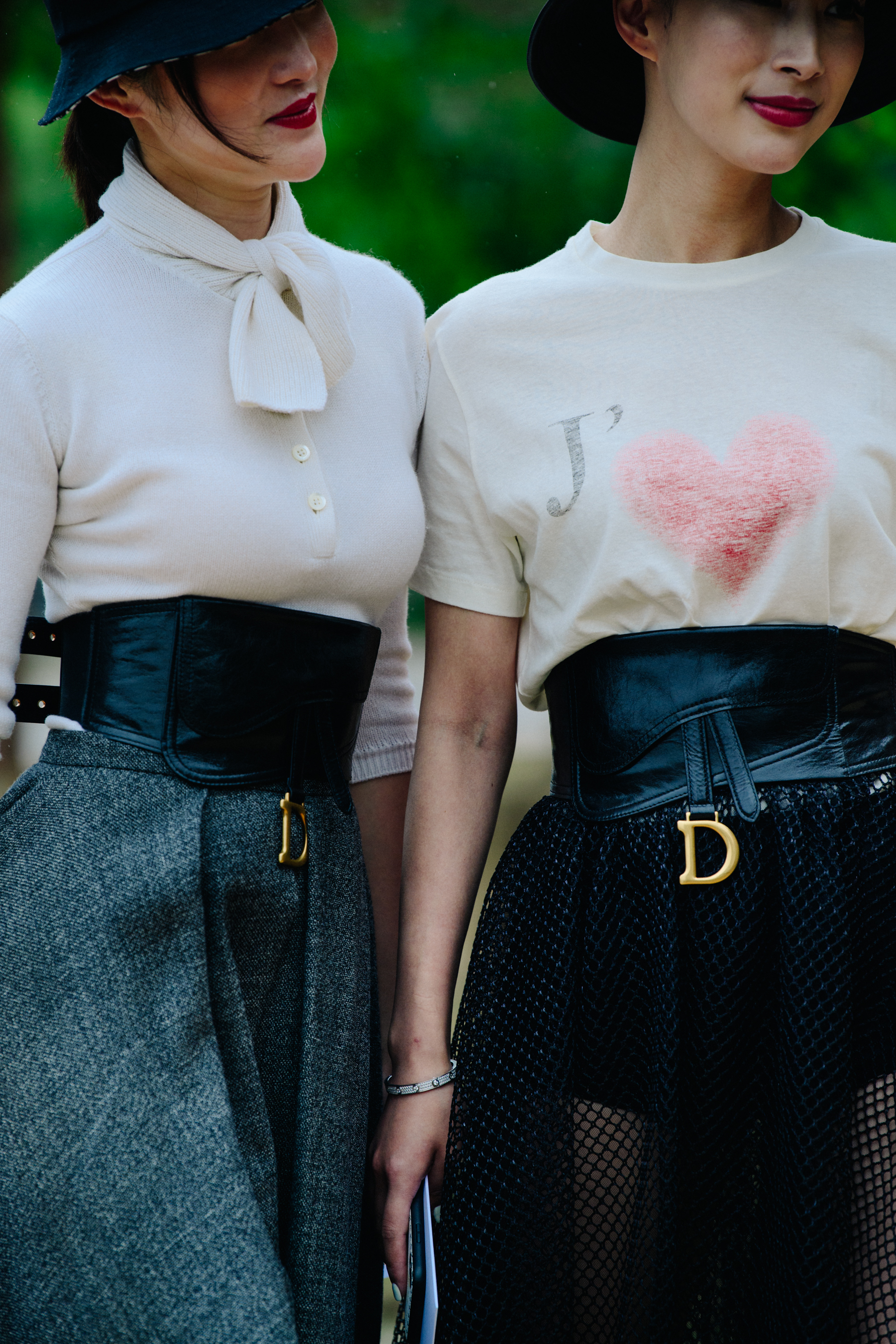 Twins wearing Christian Dior