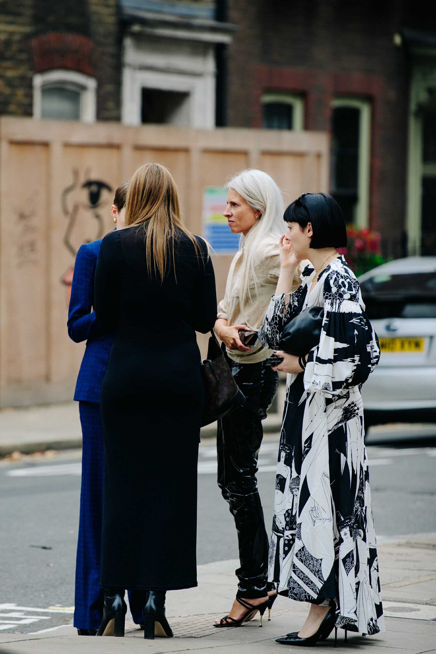 Group of stylish women