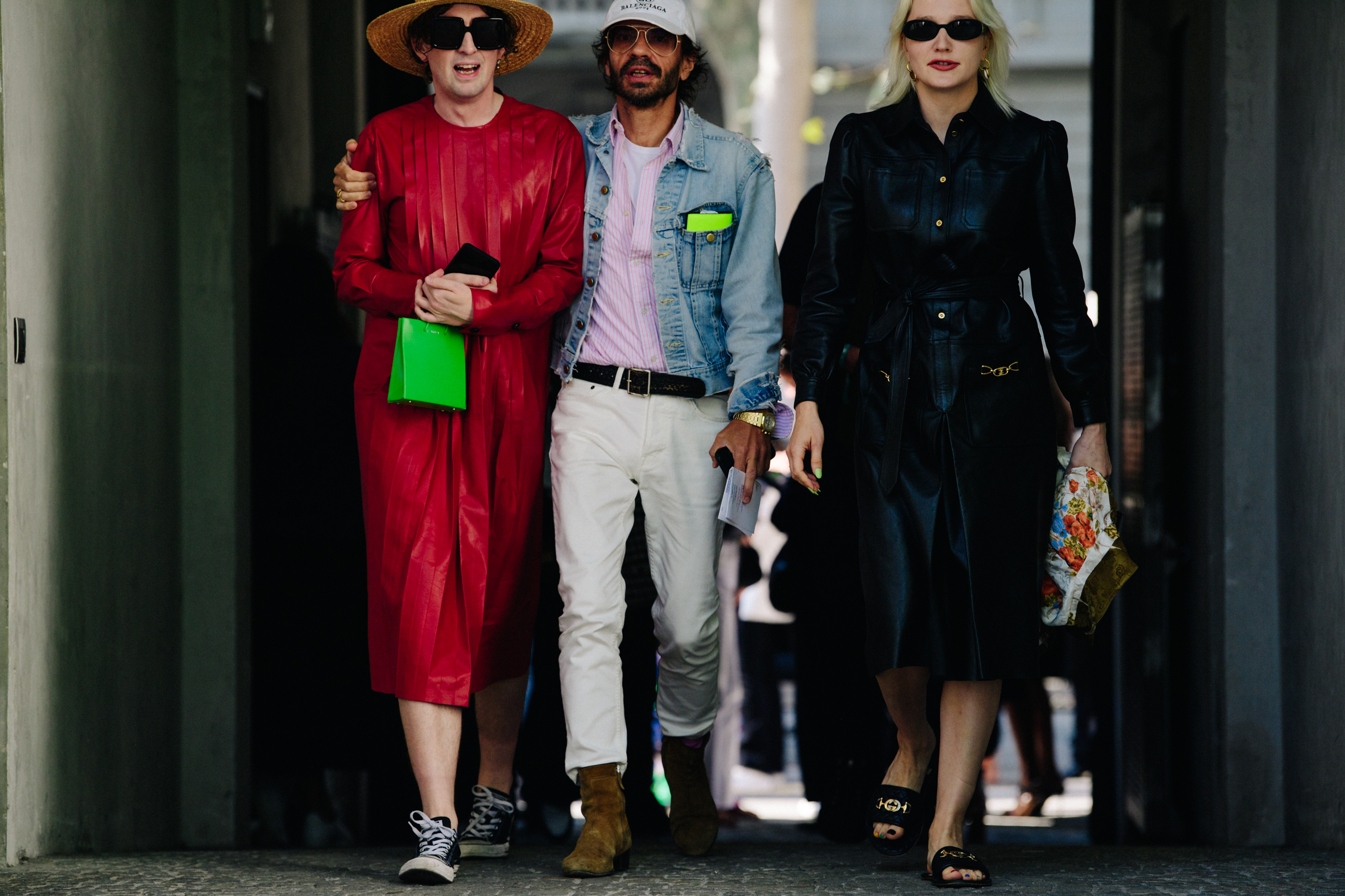 Group of people wearing stylish clothing