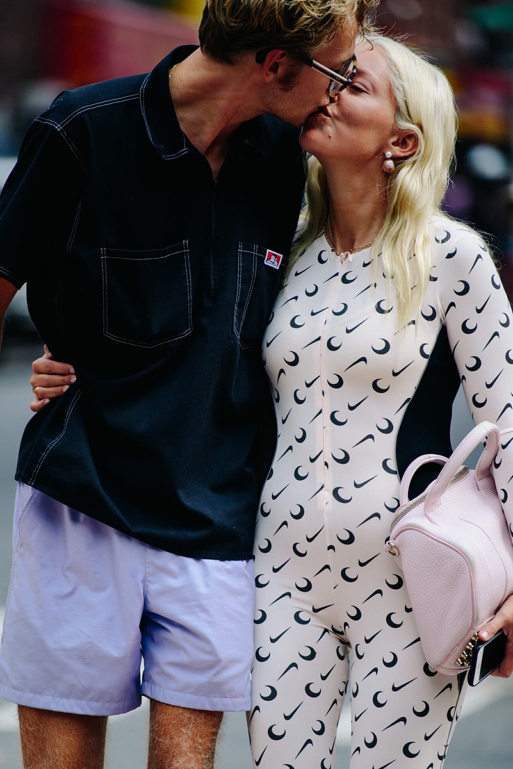 Couple kissing