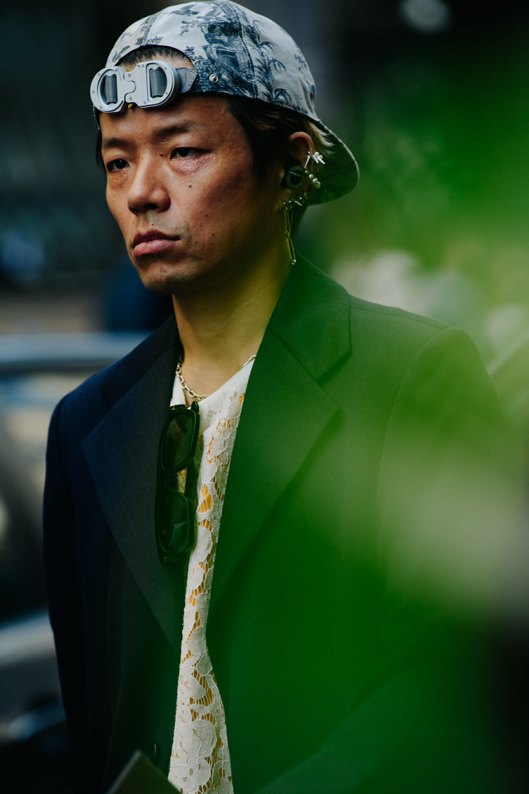 Man wearing Christian Dior cap