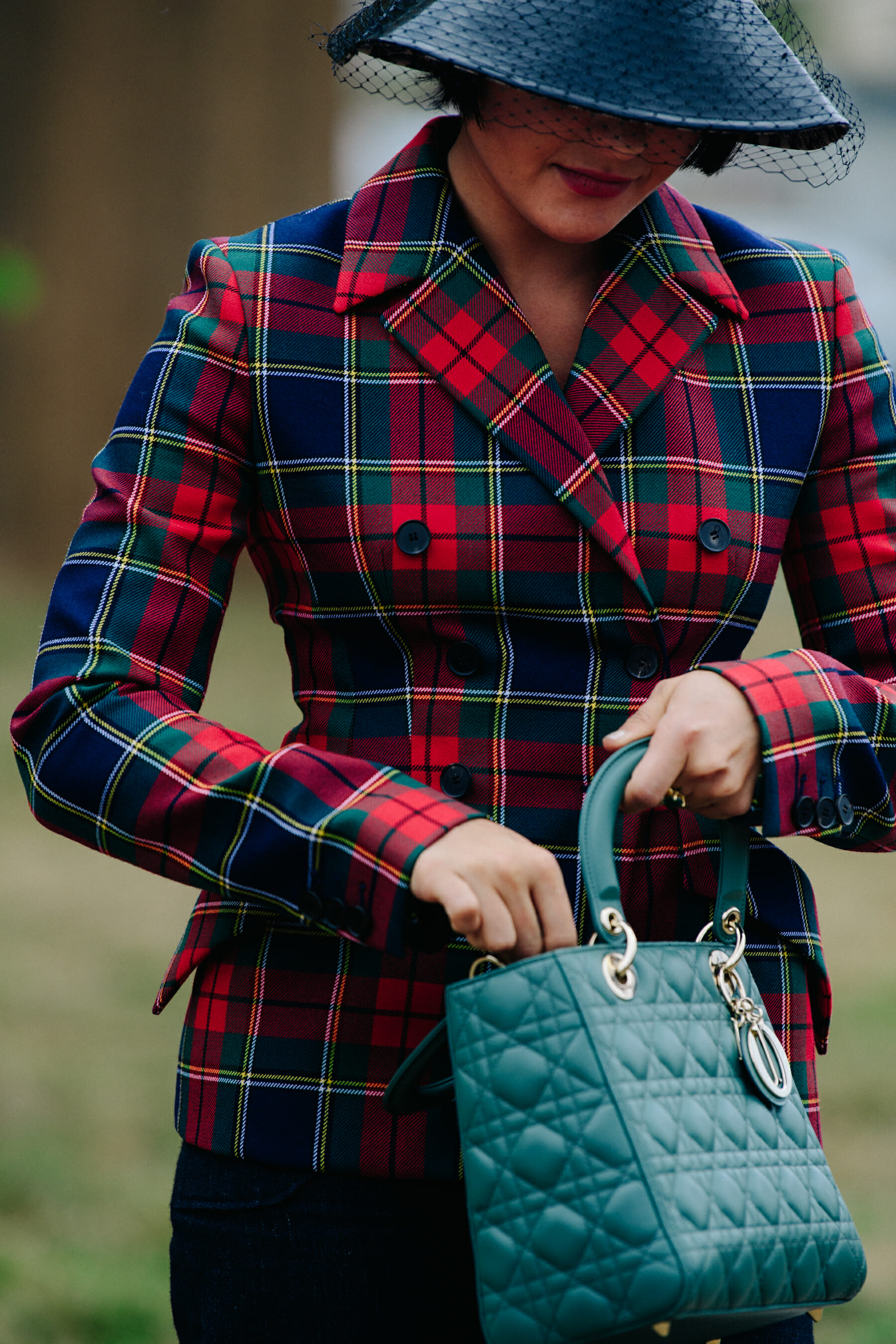 Spanish woman wearing red jacket