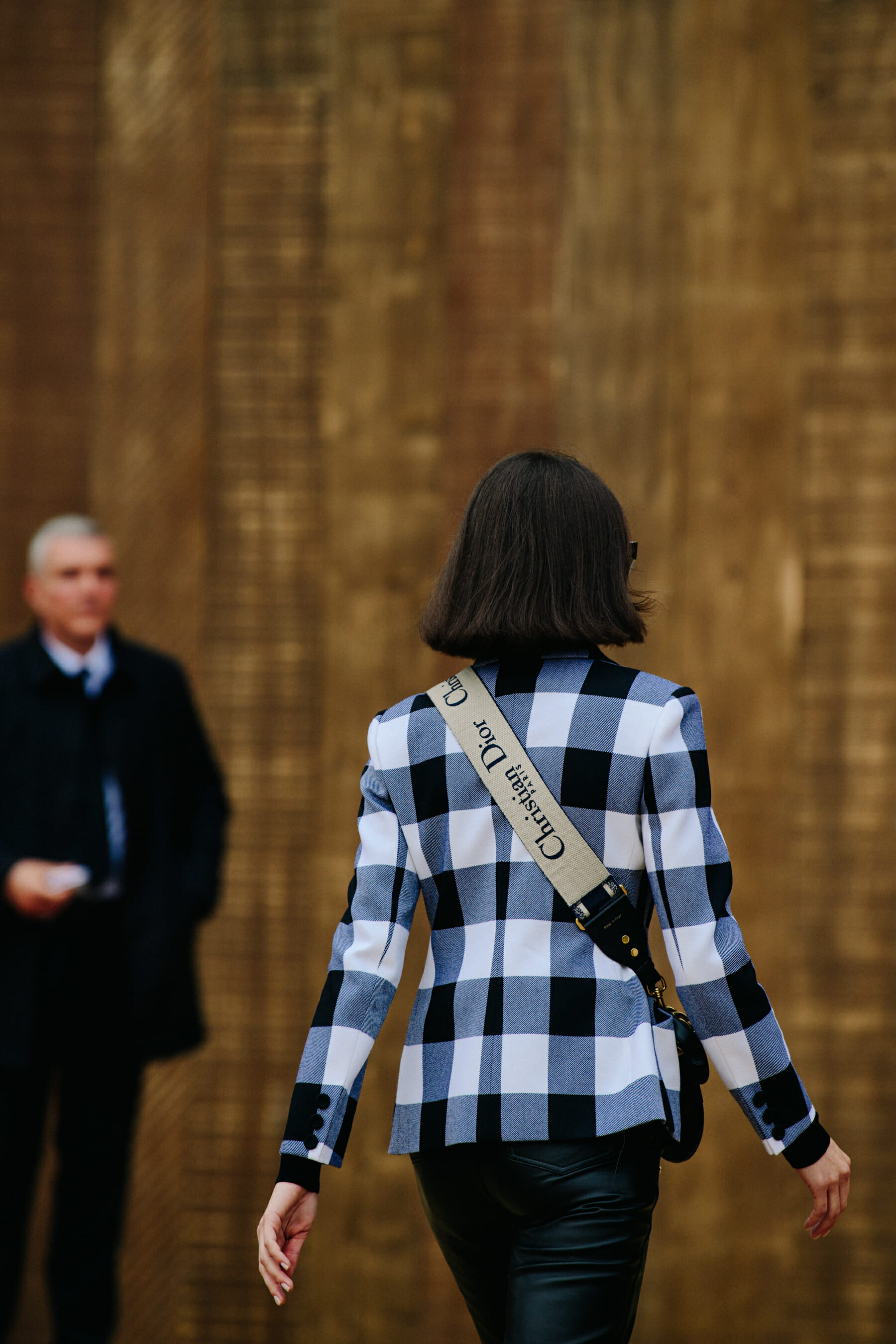 Woman wearing Christian Dior outfit