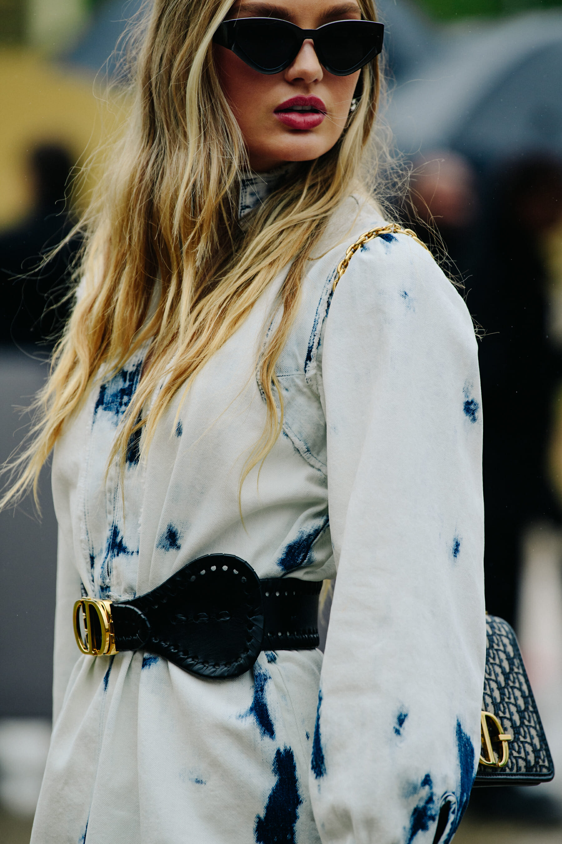 Model wearing Christian Dior