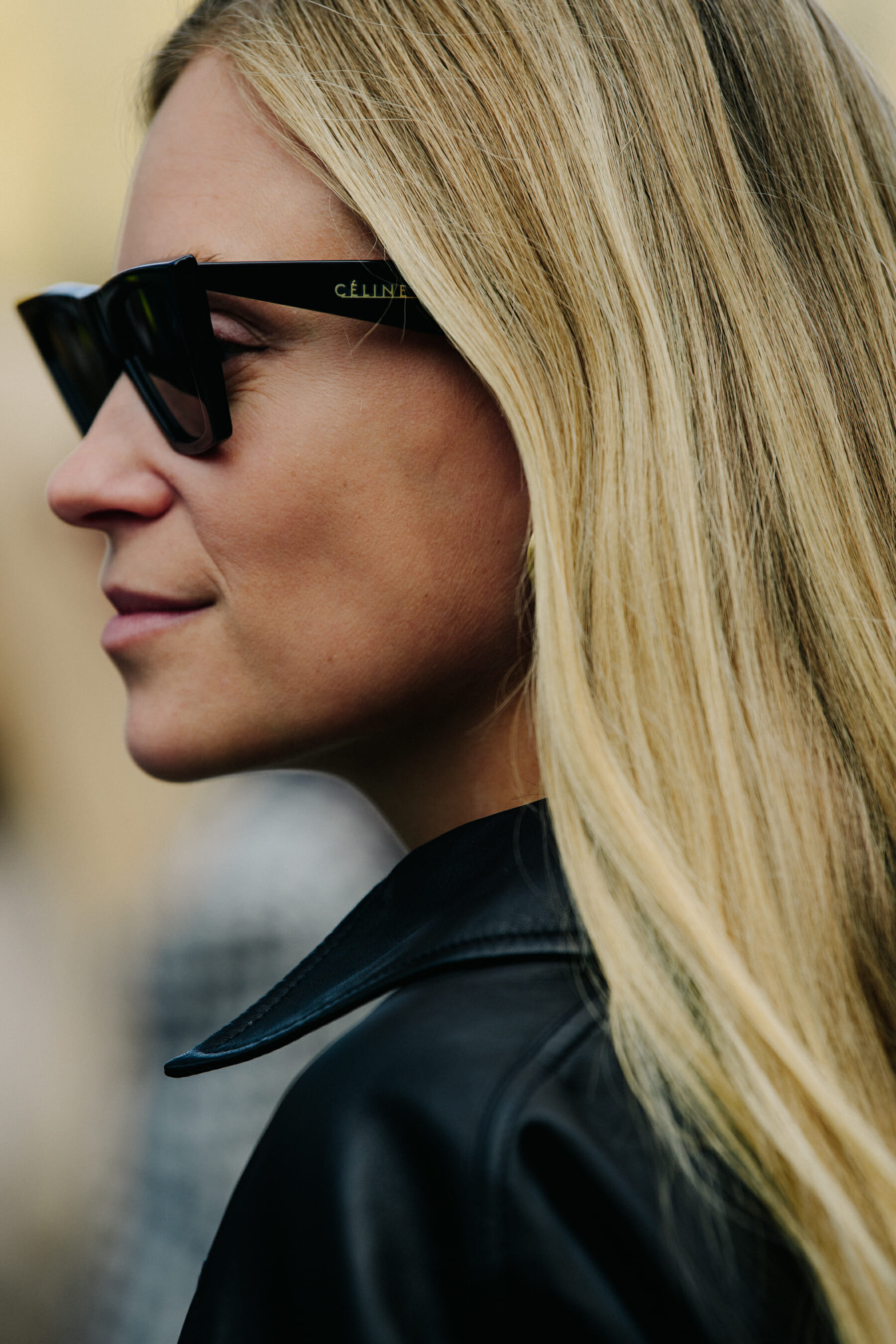 Woman wearing Celine sunglasses
