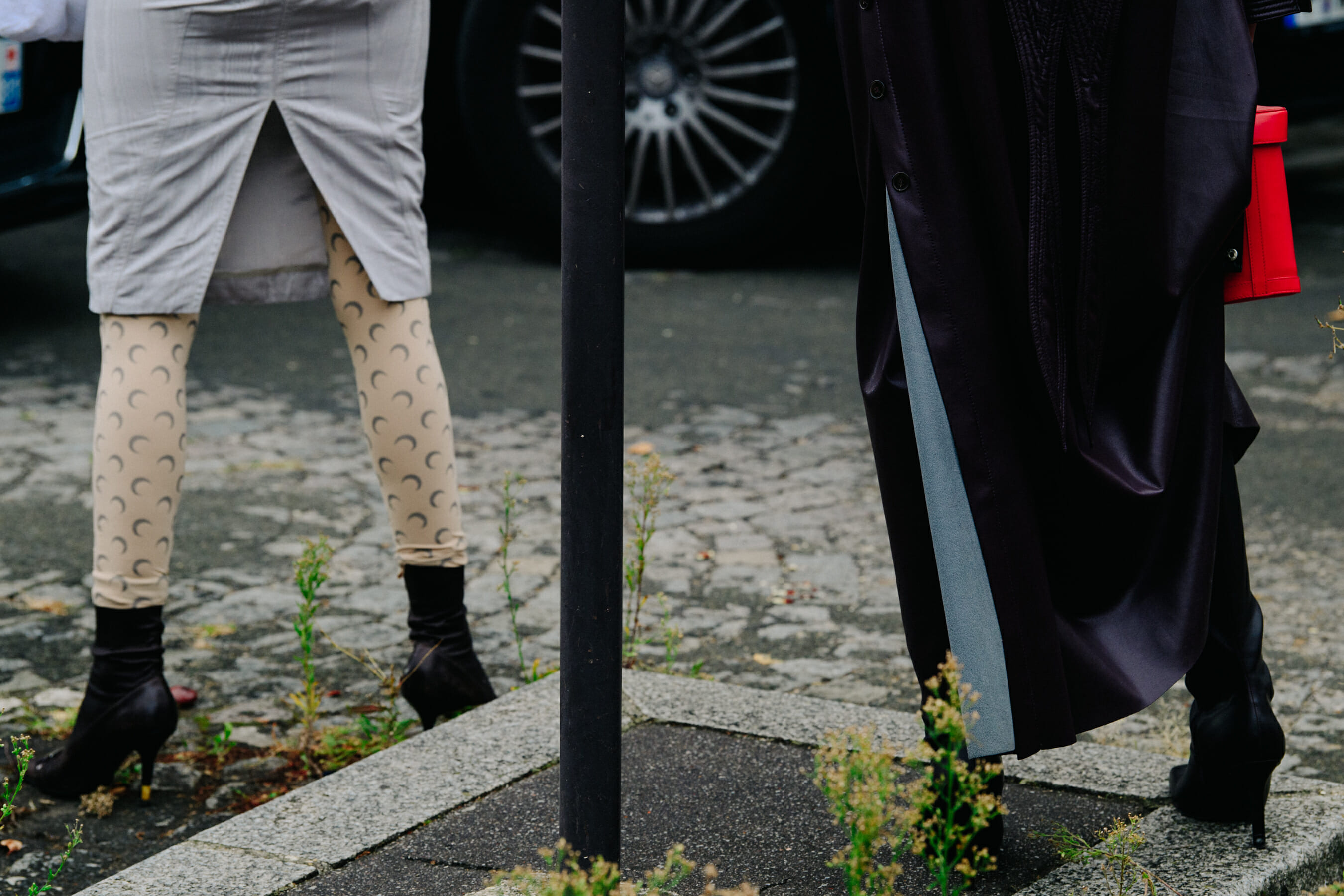 Woman wearing Marine Serre dress