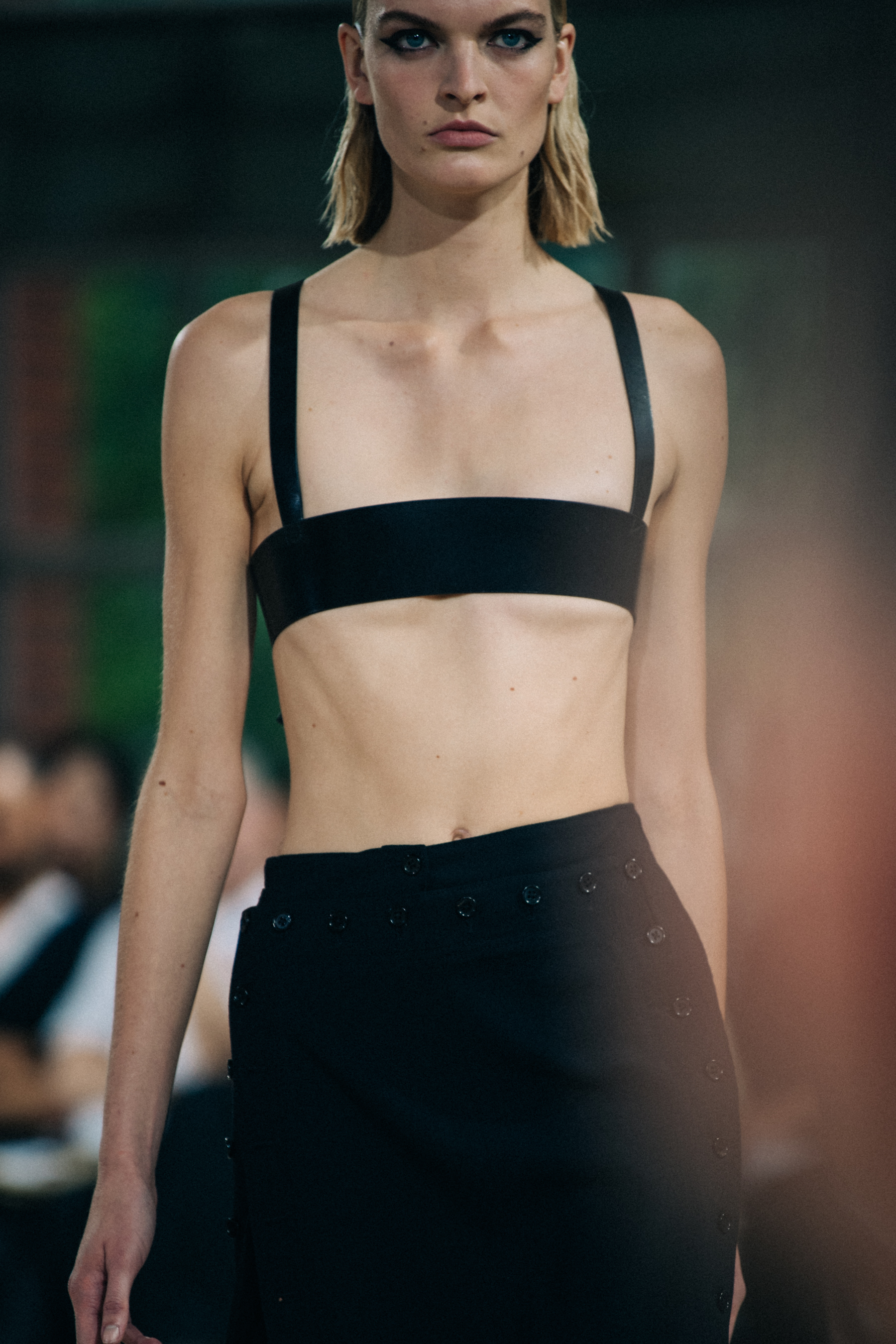 Juliane Gruner backstage at Ann Demeulemeester
